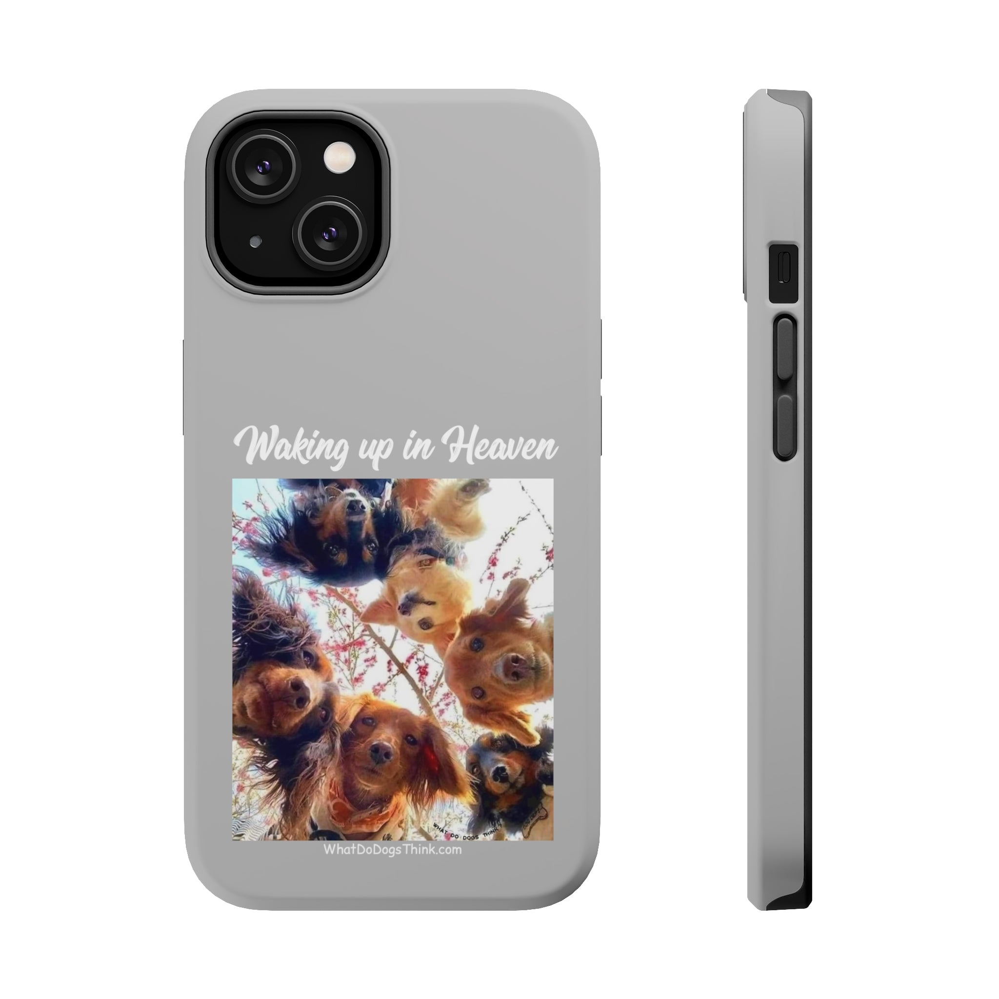 Waking Up In Heaven Gray MagSafe Tough Cases