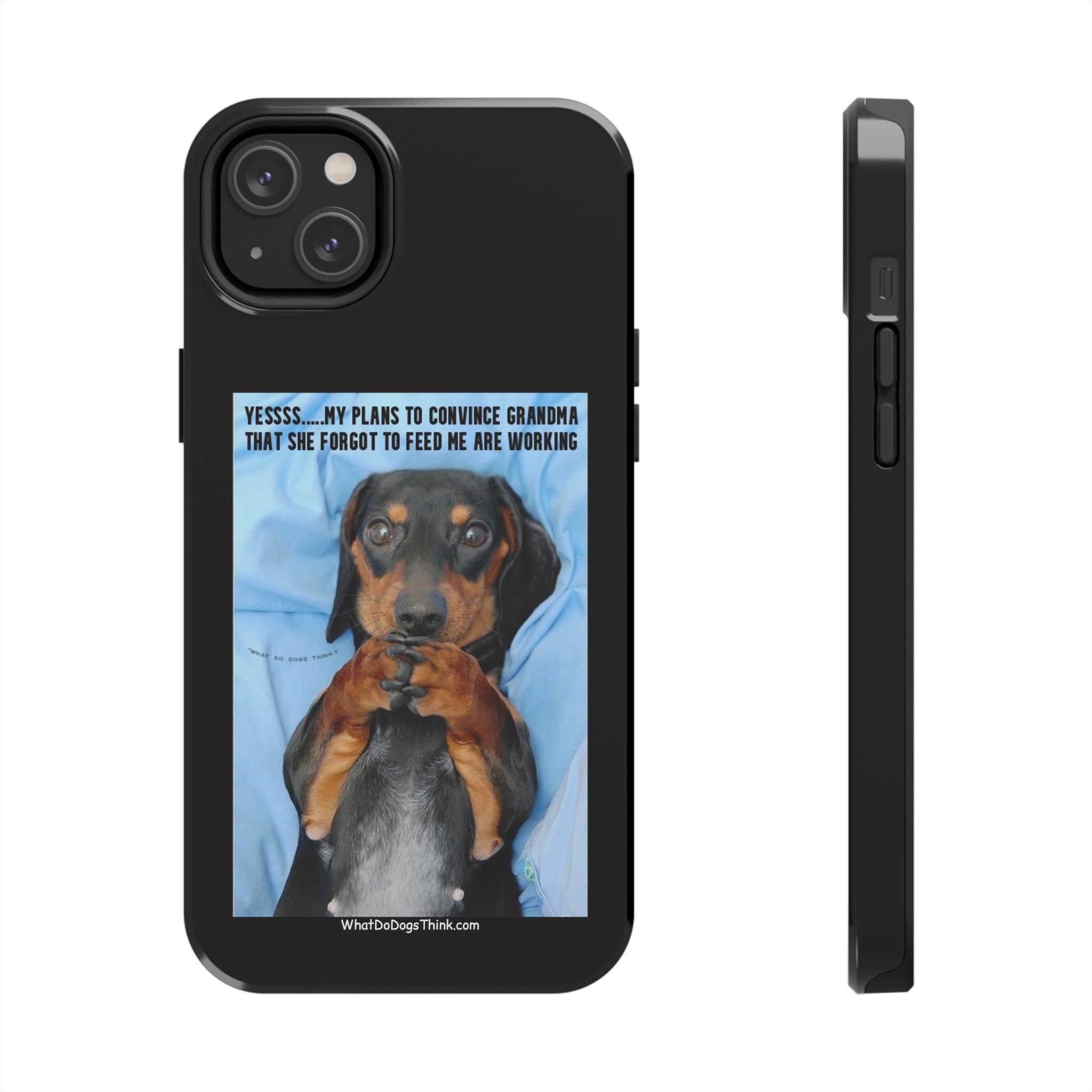 Grandma Black Tough Phone Cases