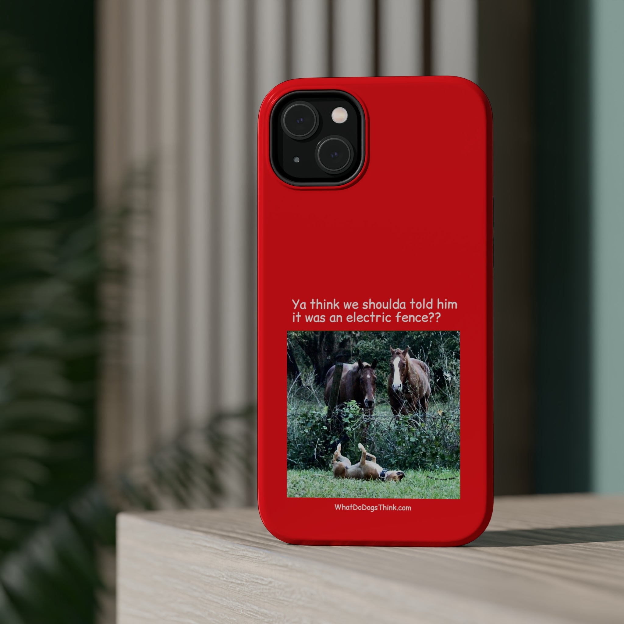 Electric Fence Red MagSafe Tough Cases