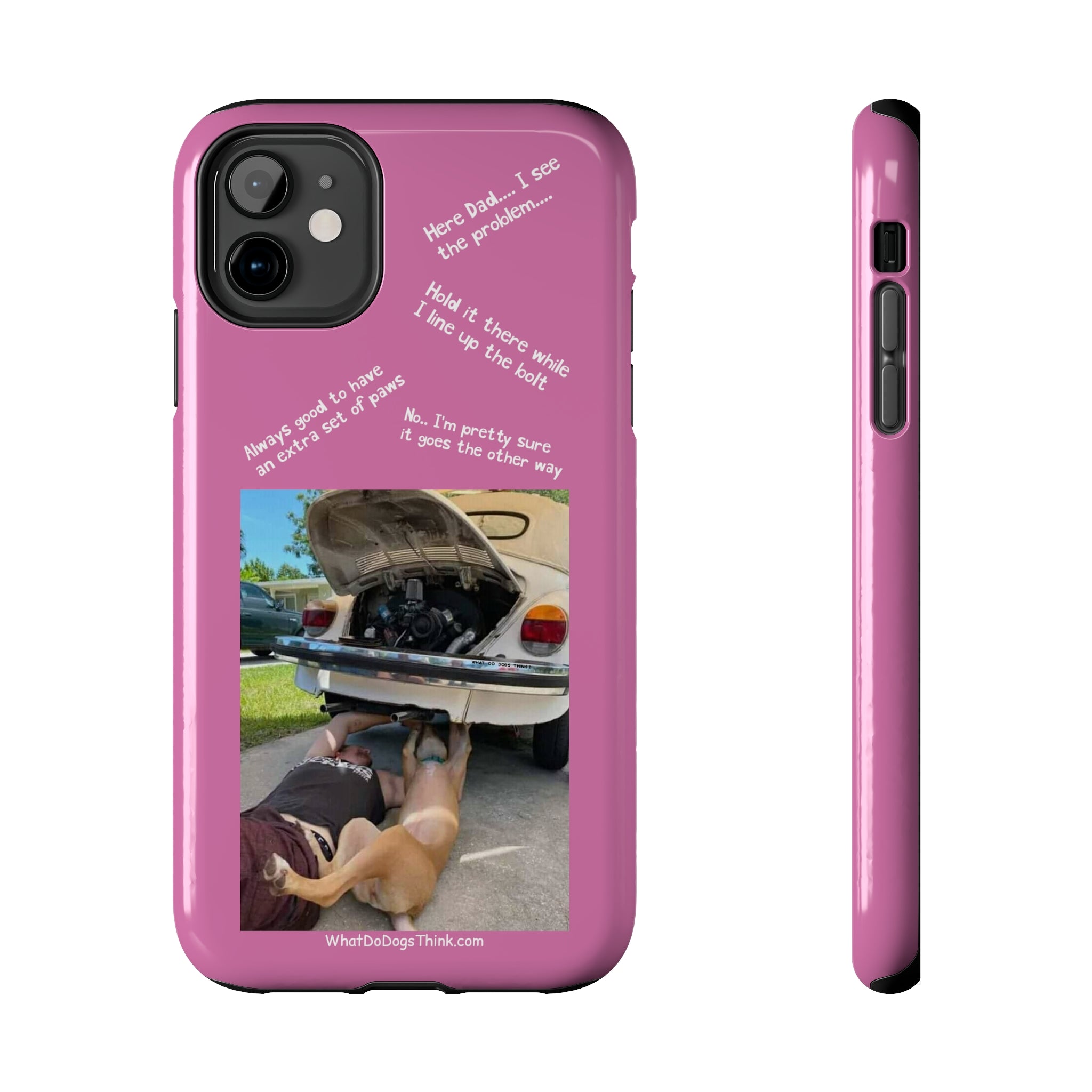 Bug Helper Compilation Pink Tough Phone Cases