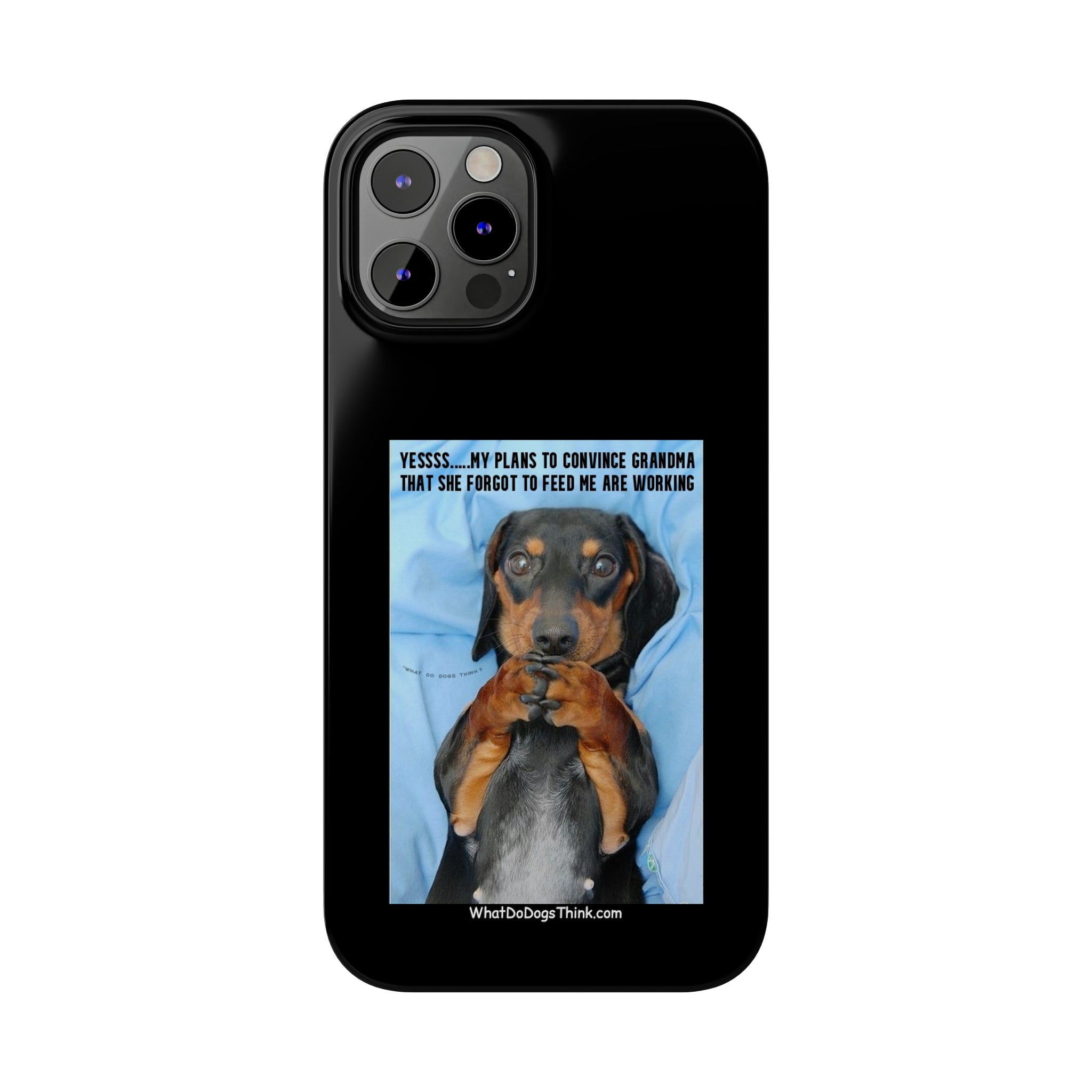 Grandma Black Slim Phone Cases