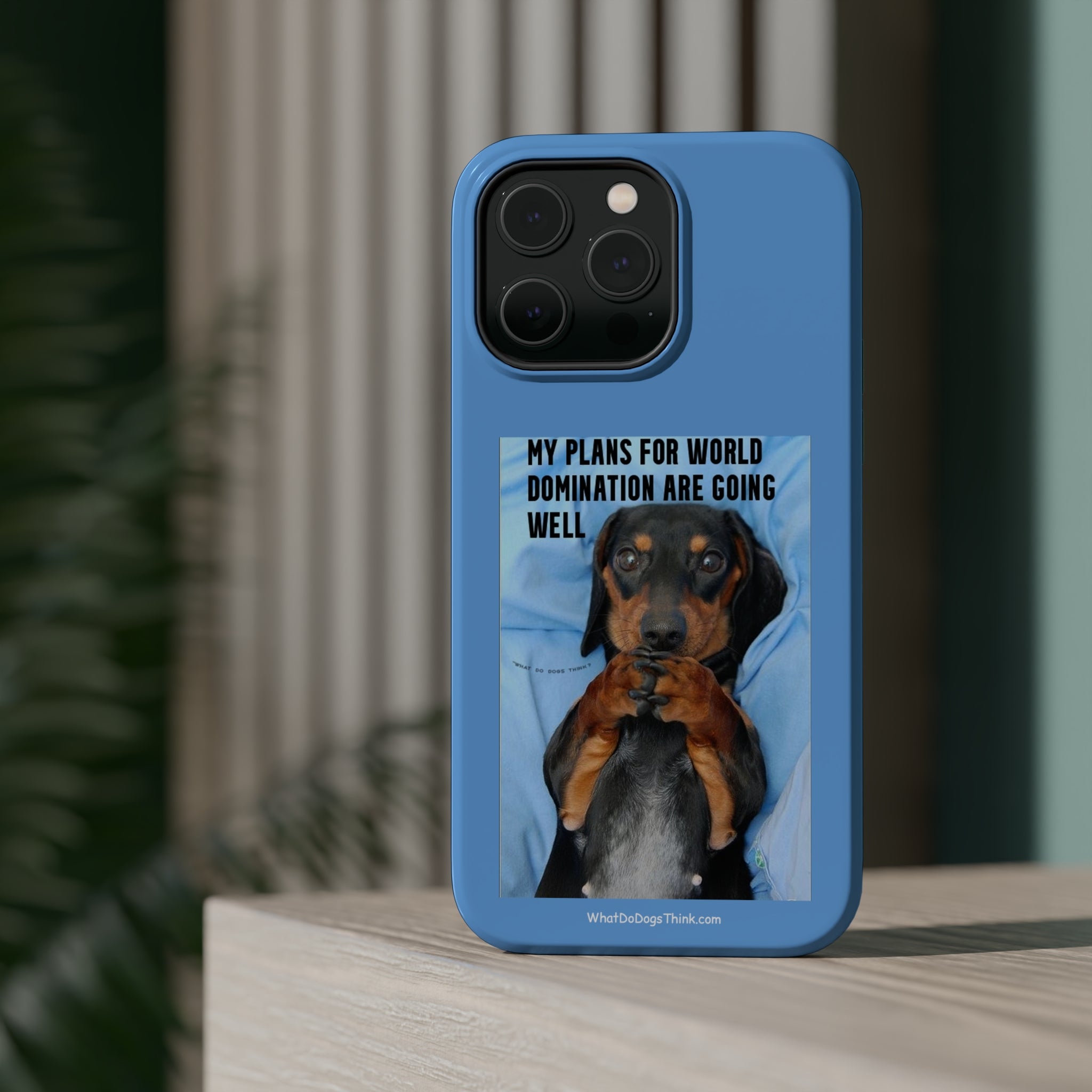 World Domination Blue MagSafe Tough Cases