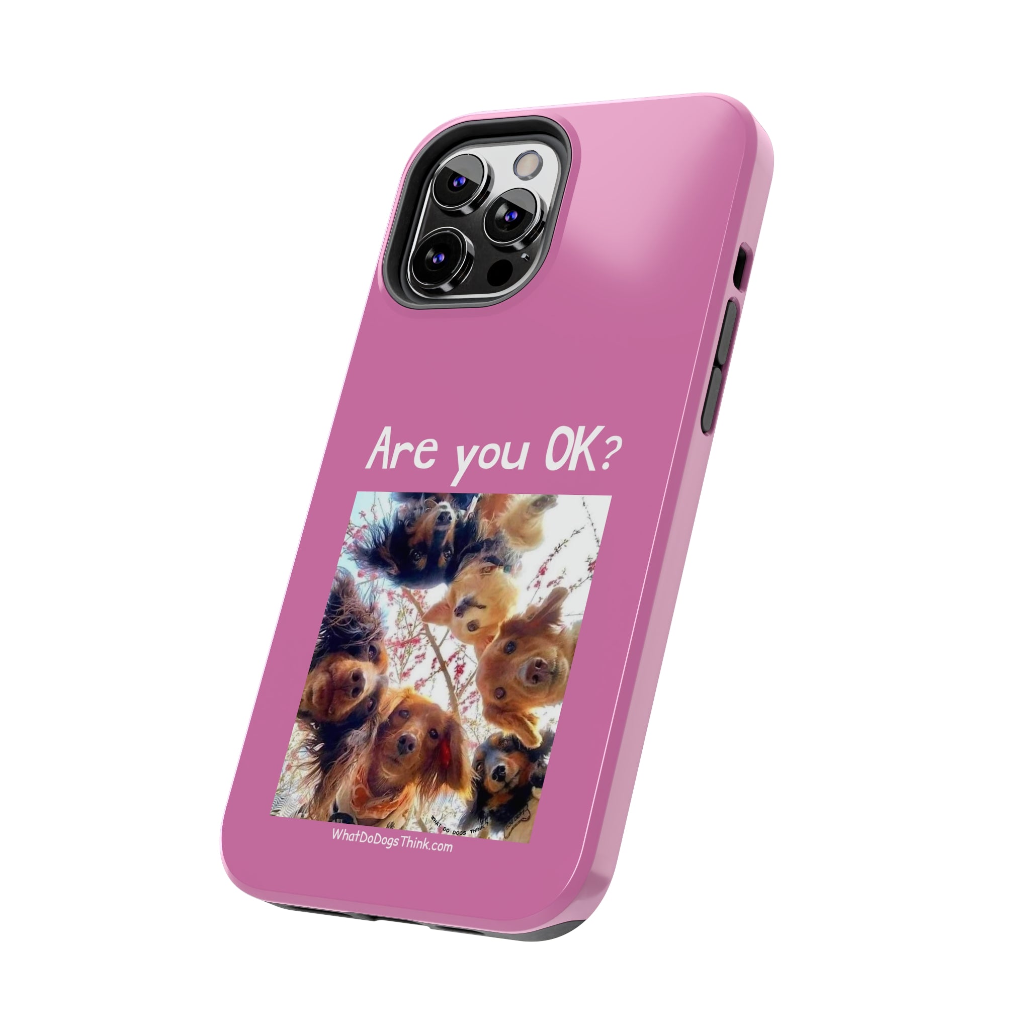 Are you OK? Pink Tough Phone Cases