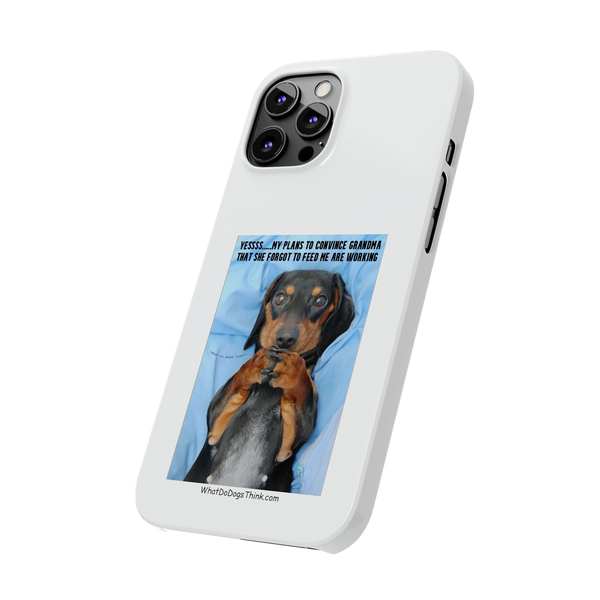 Grandma White Slim Phone Cases