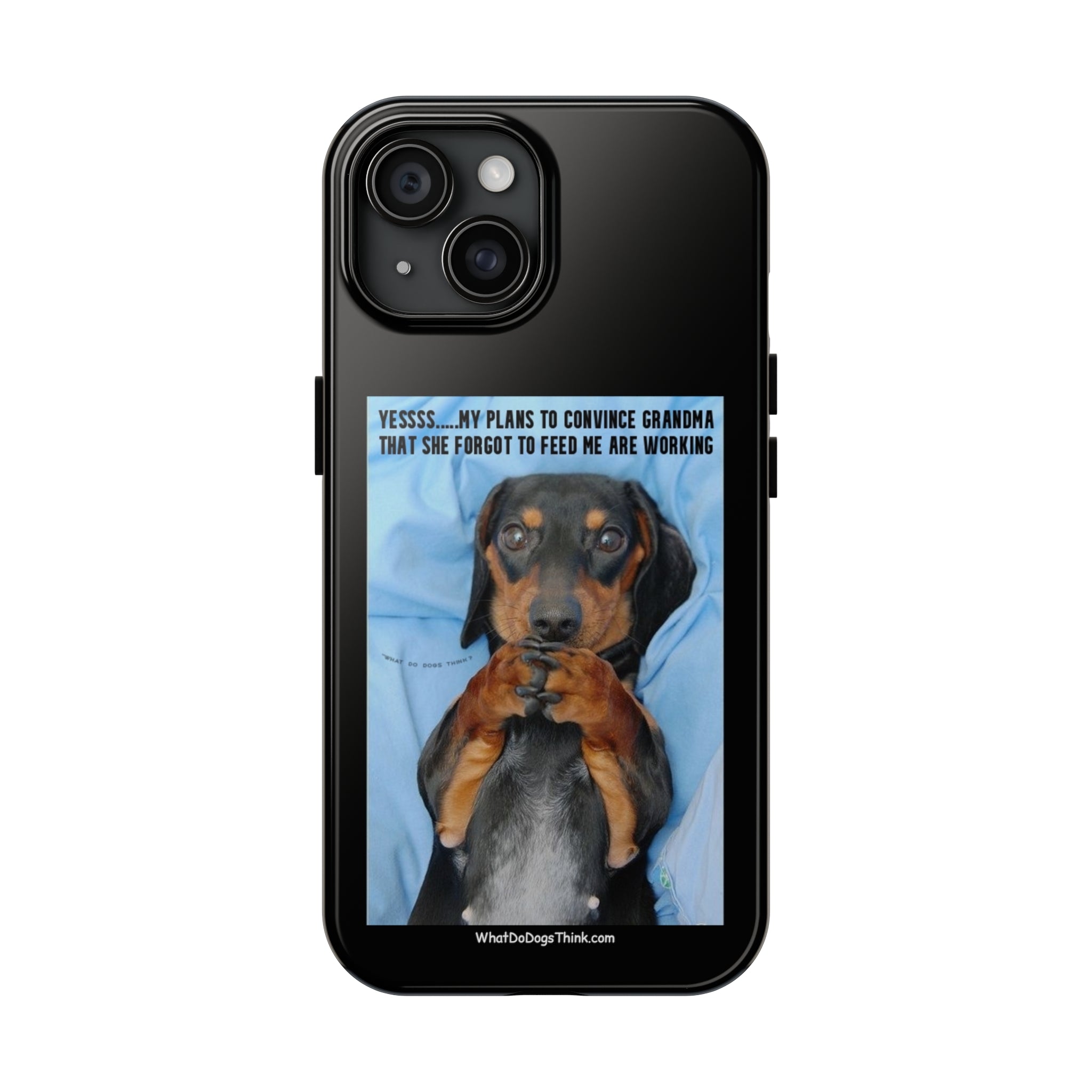 Grandma Black Tough Phone Cases