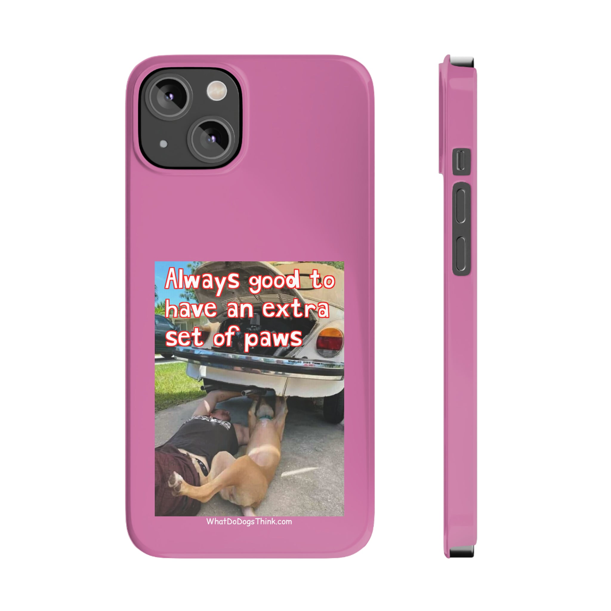 Extra Paws Pink Slim Phone Case