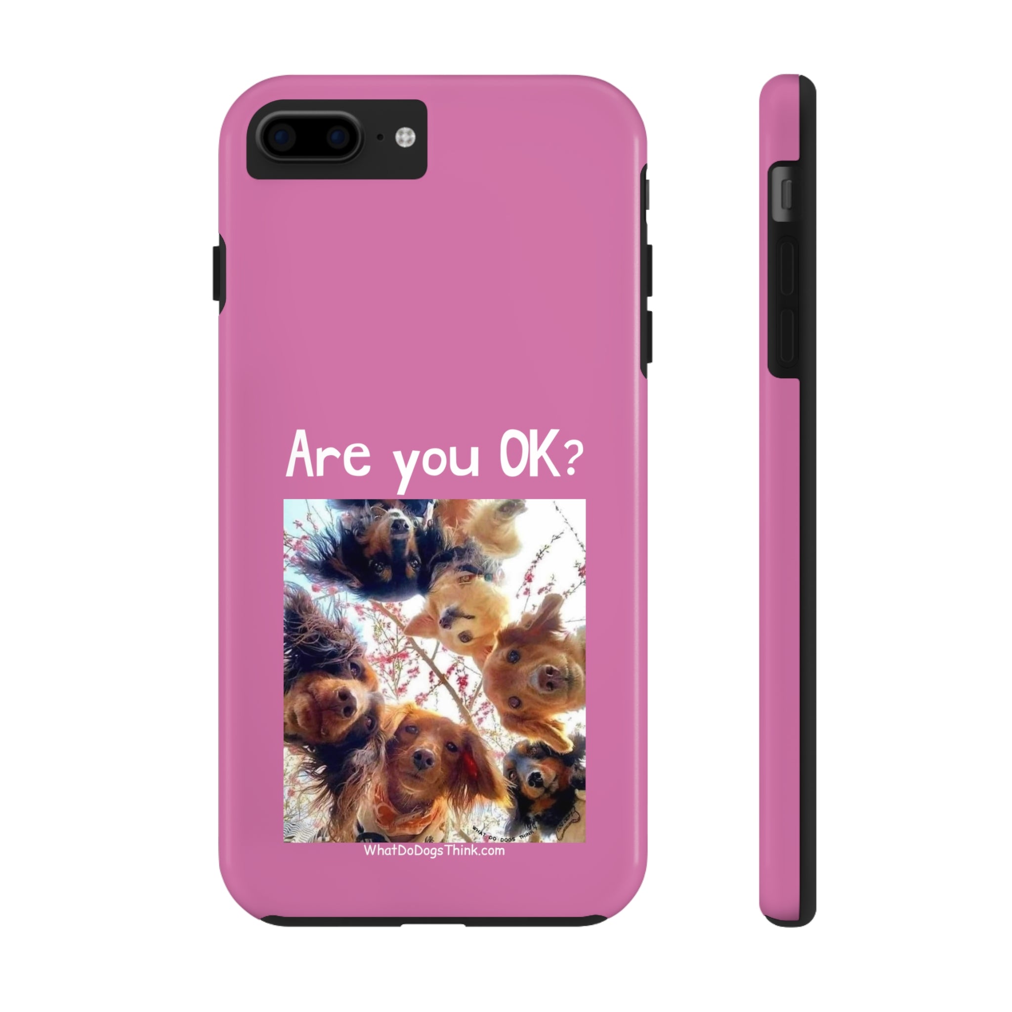 Are you OK? Pink Tough Phone Cases