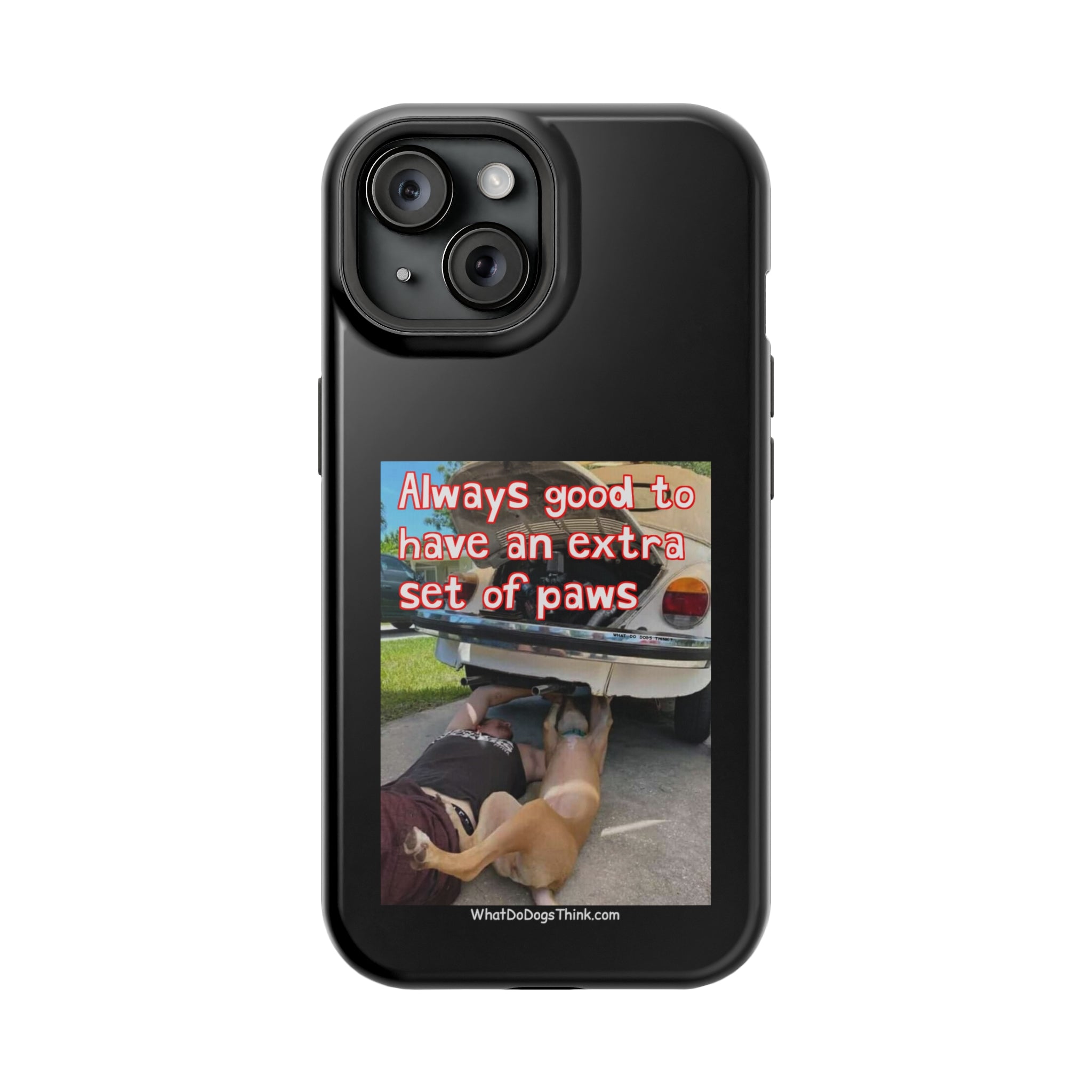 Extra Paw Black MagSafe Tough Cases