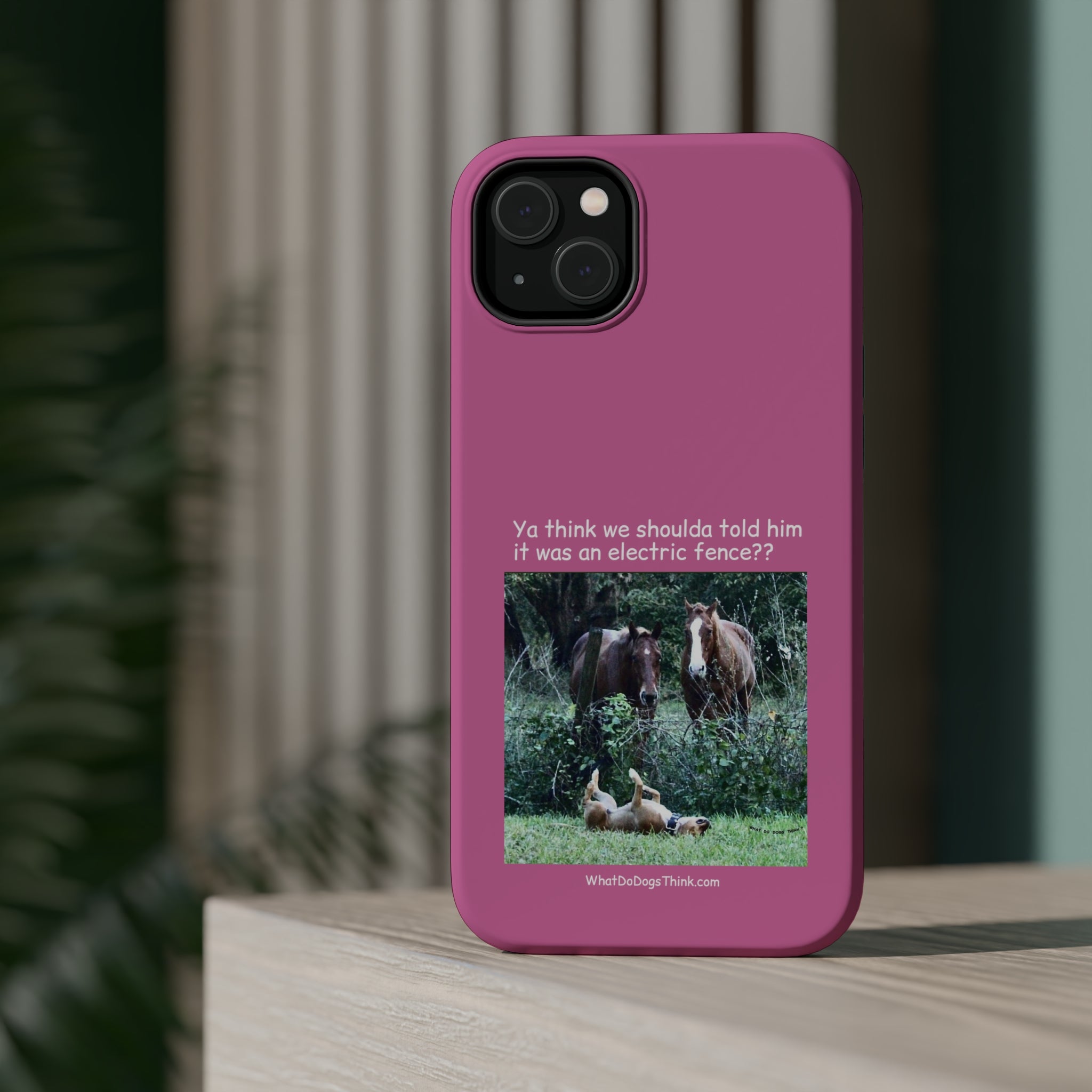 Electric Fence Pink MagSafe Tough Cases