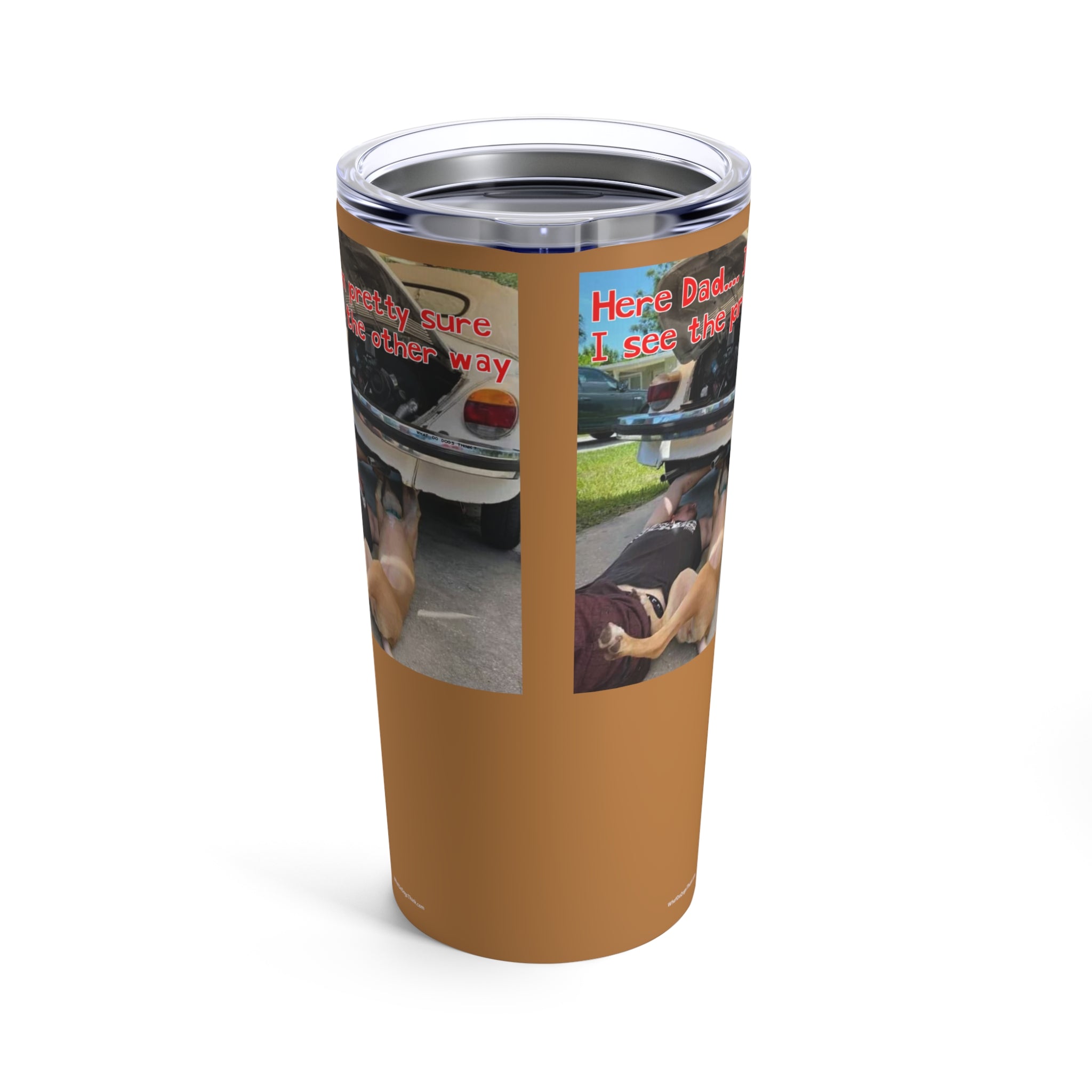 VW Helper Brown Tumbler 20oz