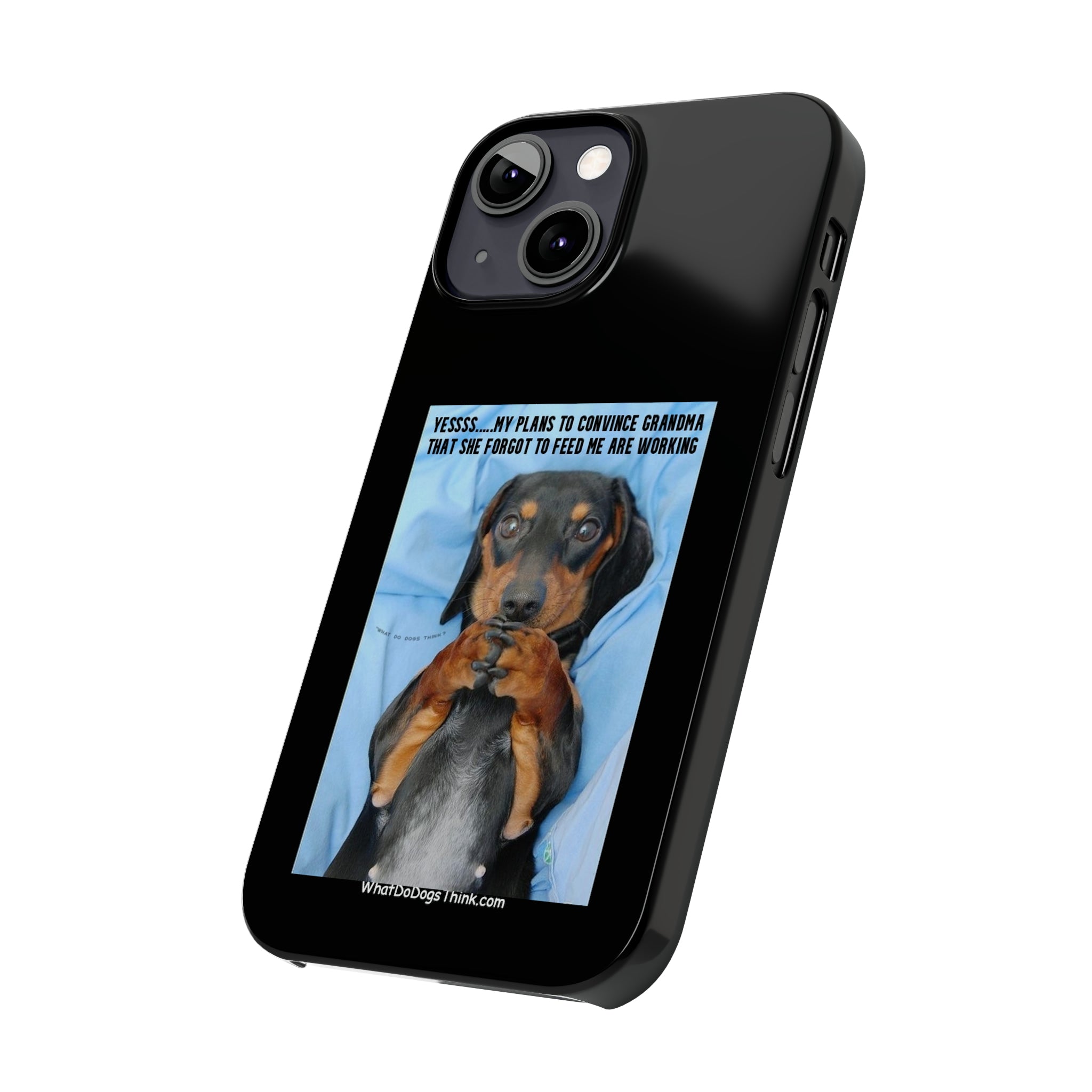 Grandma Black Slim Phone Cases