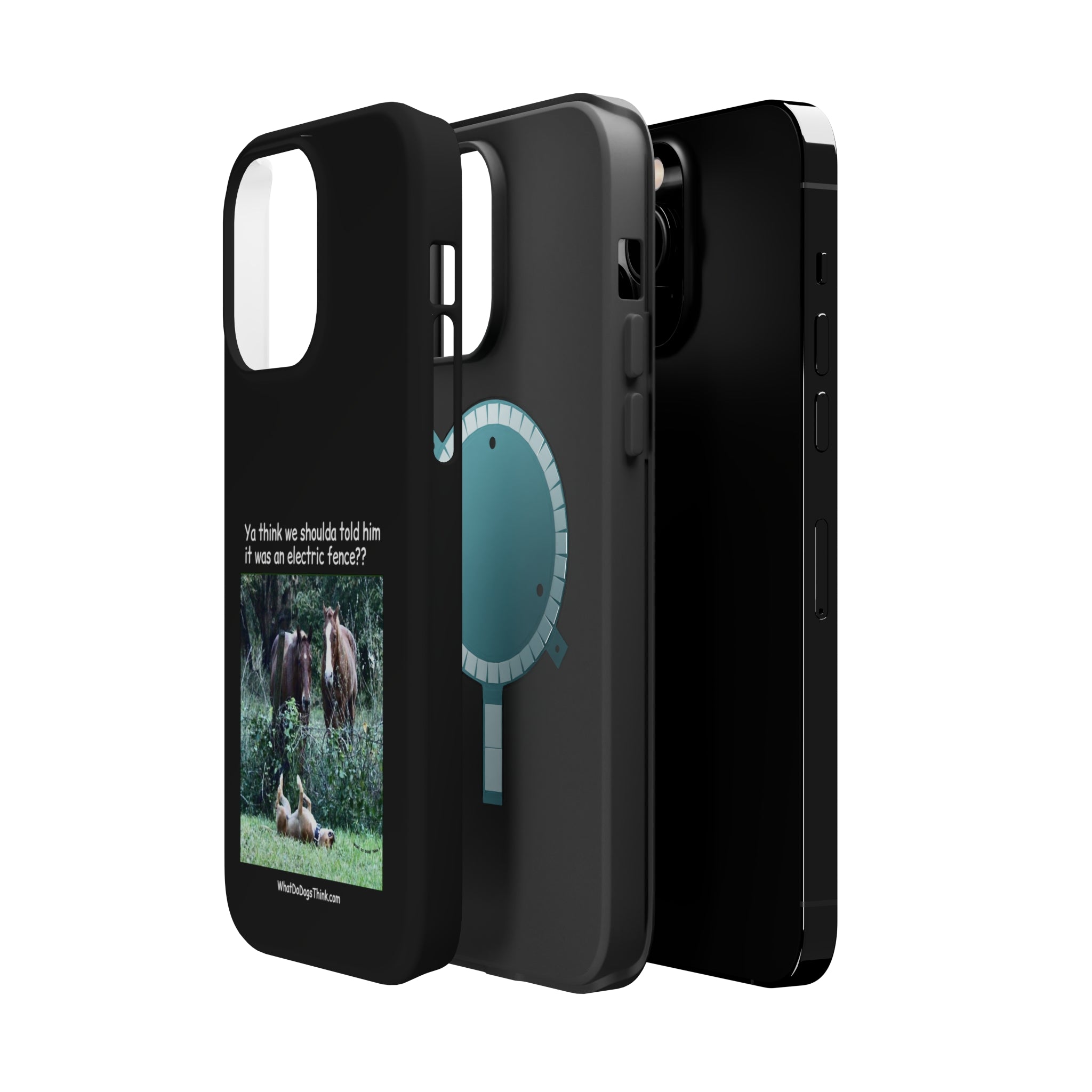 Electric Fence Black MagSafe Tough Cases