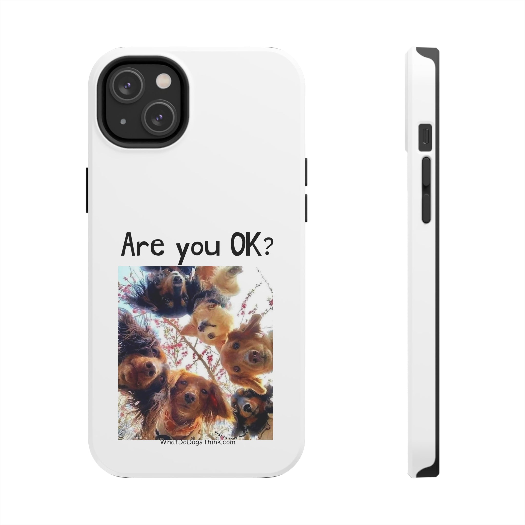 Are You OK? White Tough Phone Cases
