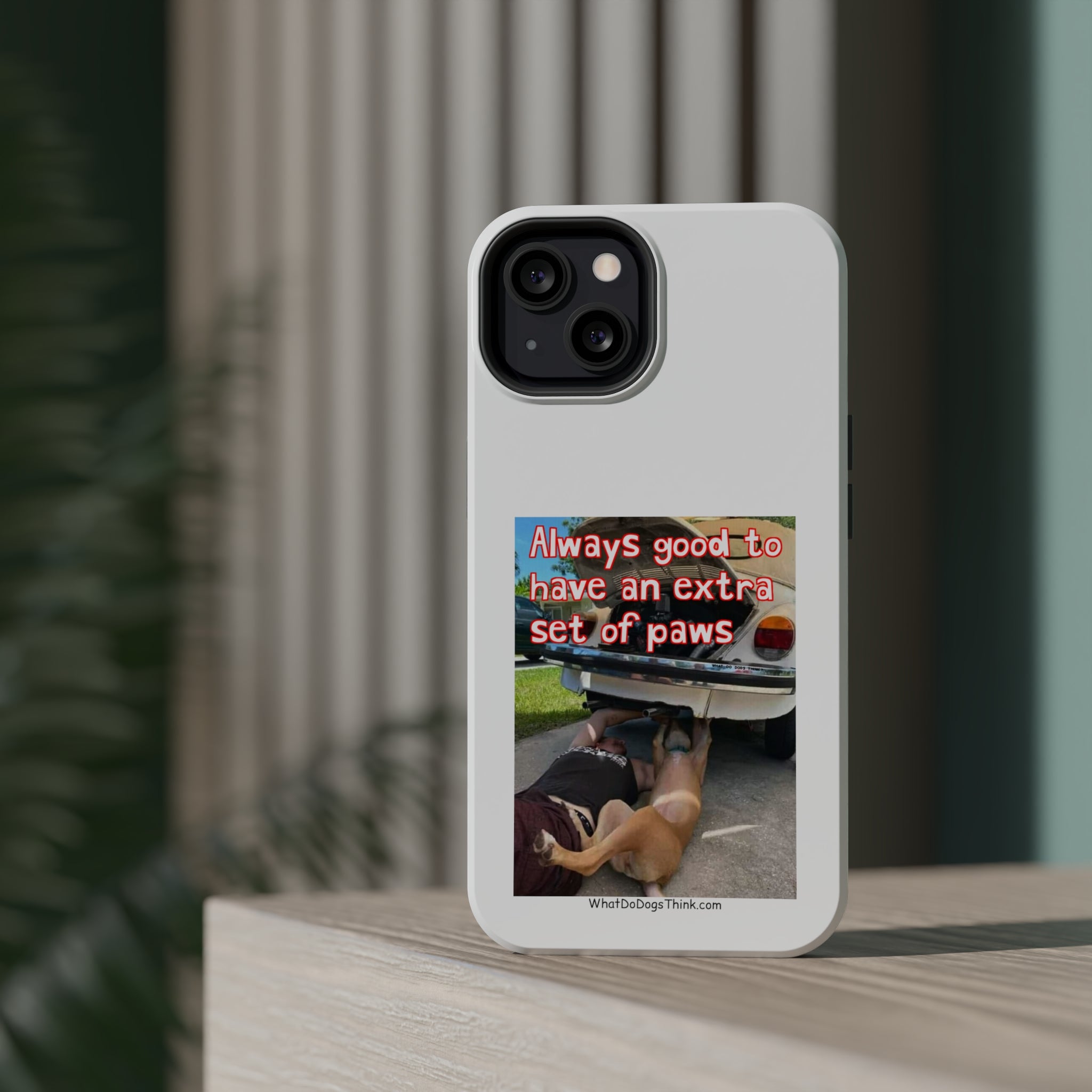 Extra Paw White MagSafe Tough Cases