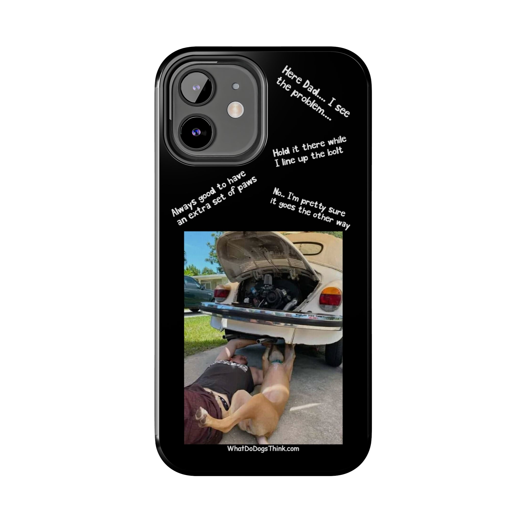 Bug Helper Compilation Black Tough Phone Cases