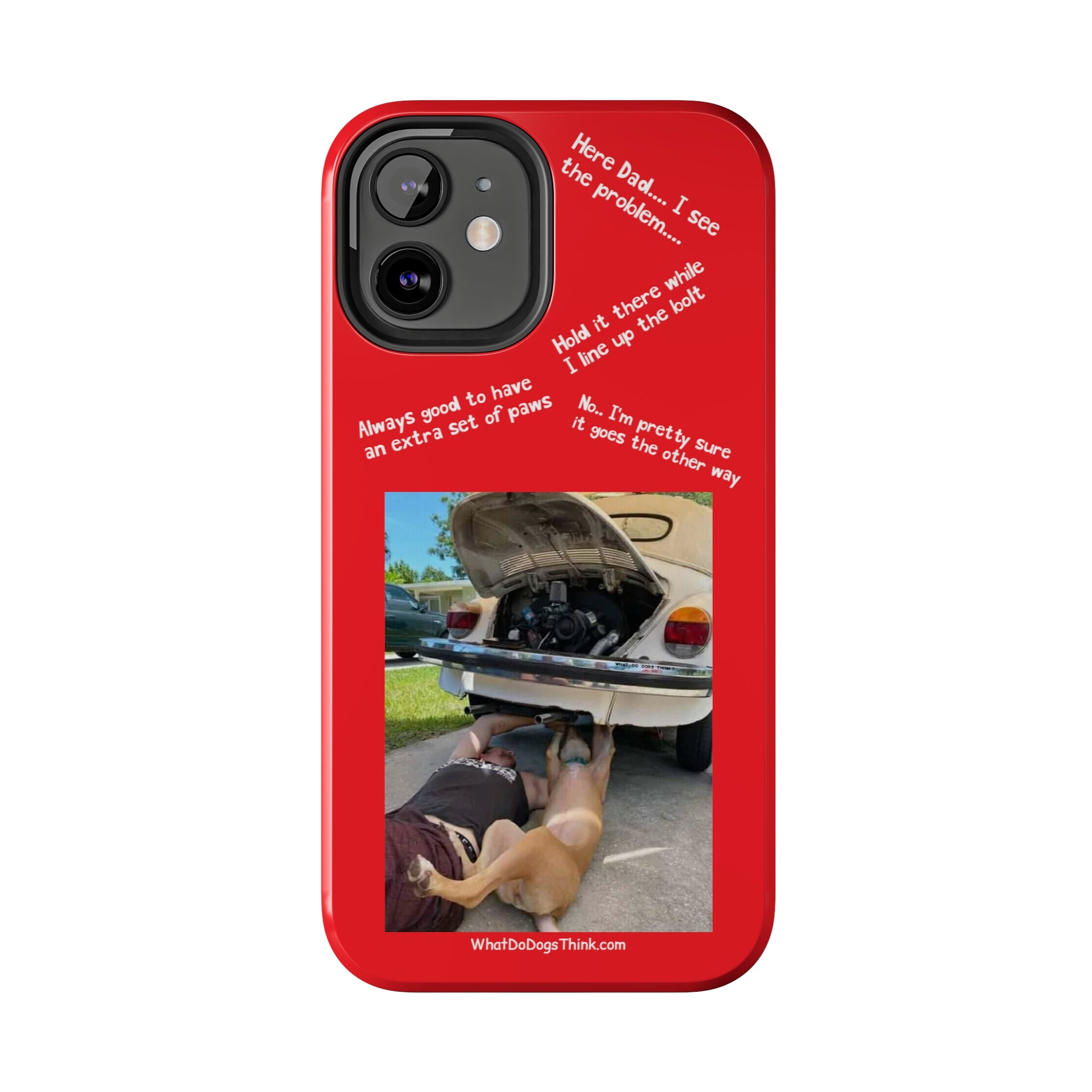 Bug Helper Compilation Red Tough Phone Cases
