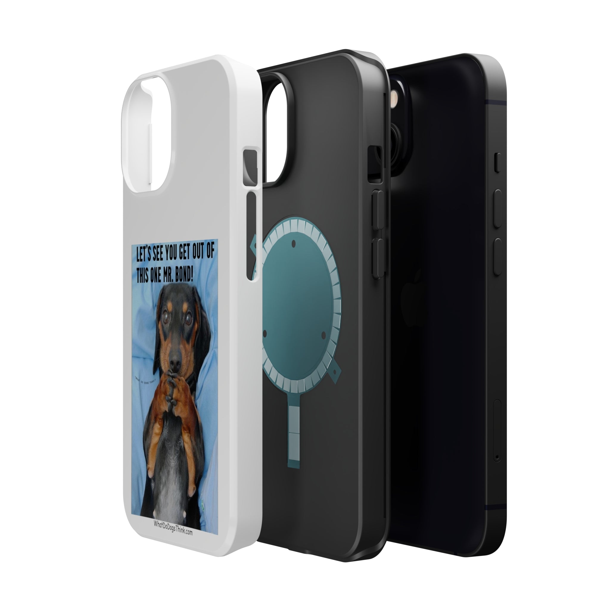 Mr. Bond White MagSafe Tough Cases