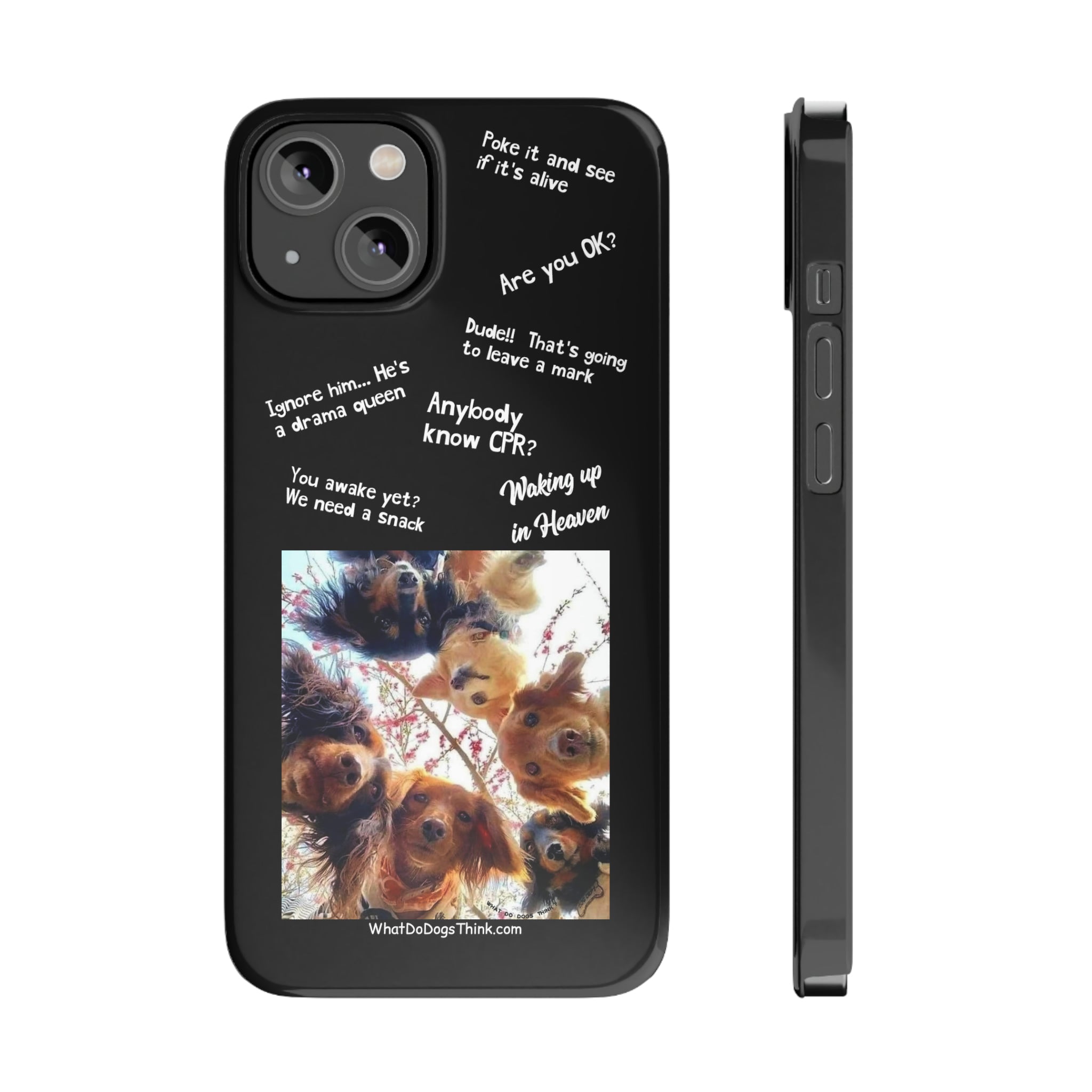 Are You OK? Compilation Black Slim Phone Cases