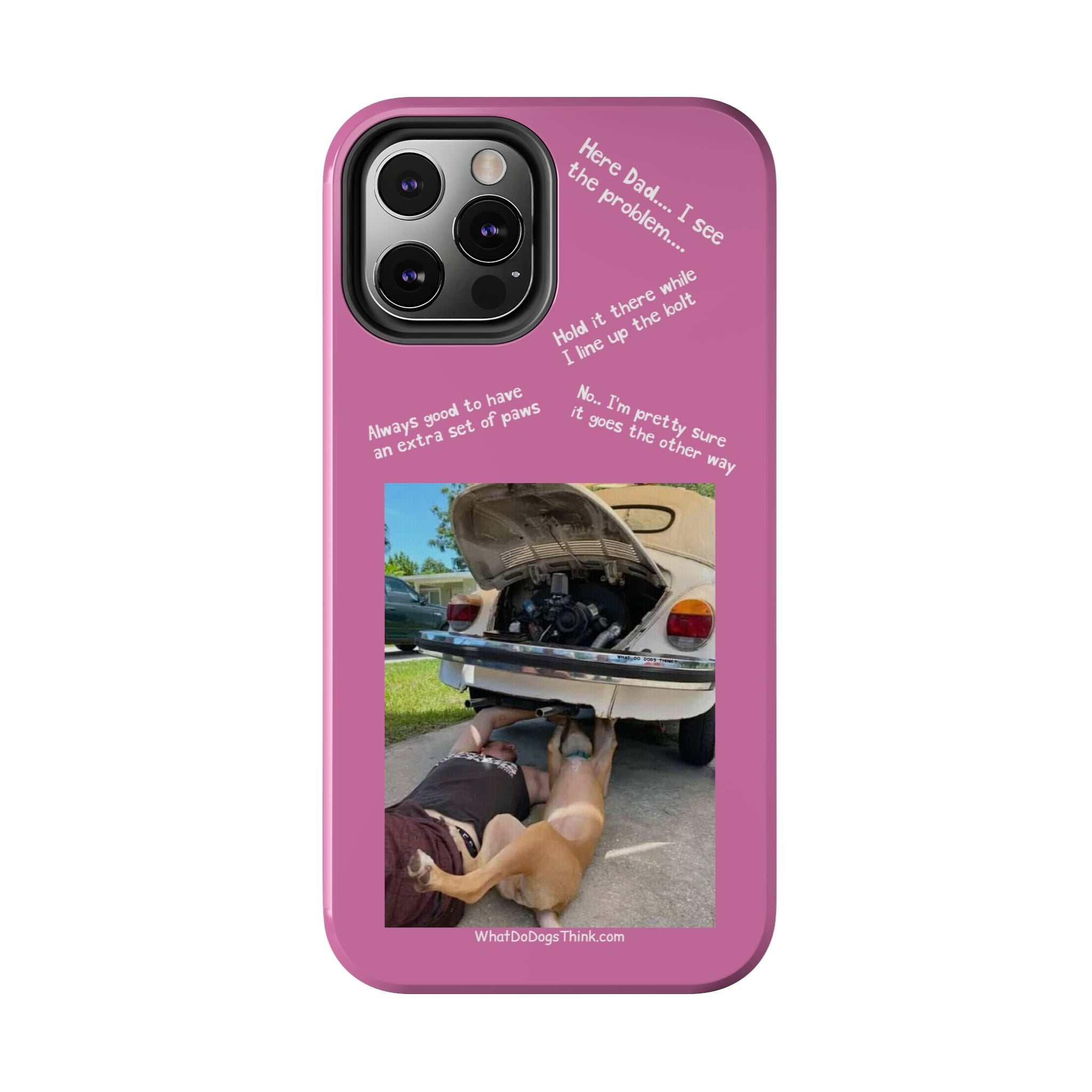 Bug Helper Compilation Pink Tough Phone Cases