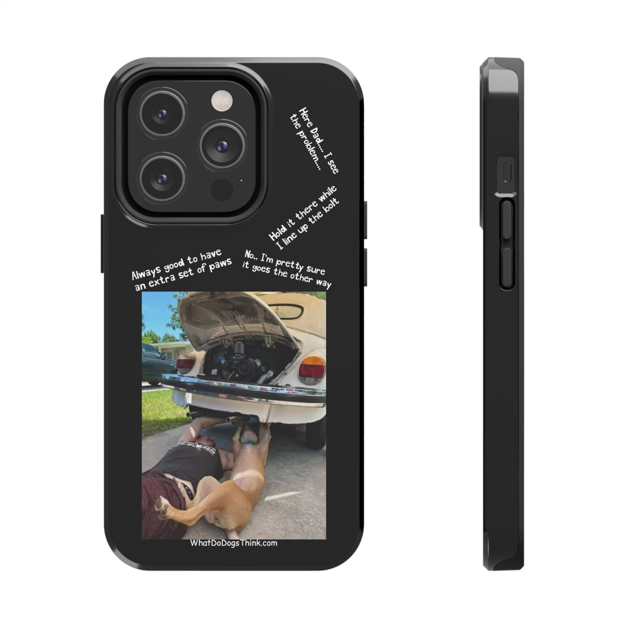 Bug Helper Compilation Black Tough Phone Cases