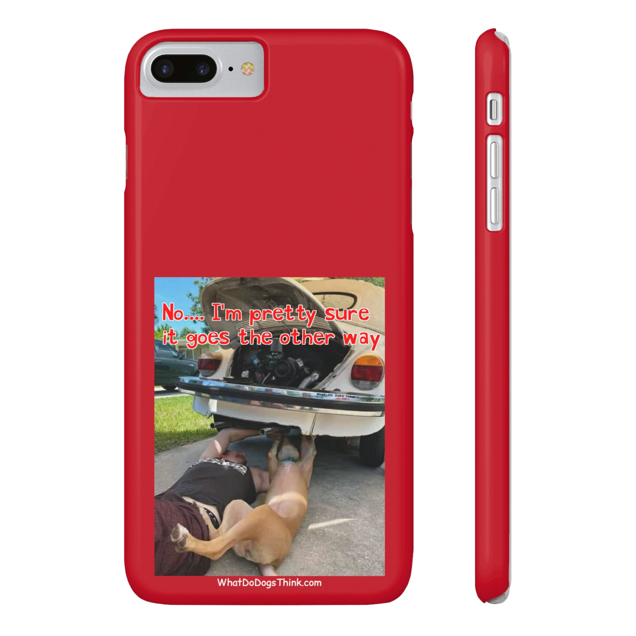 Other Way Red Slim Phone Cases