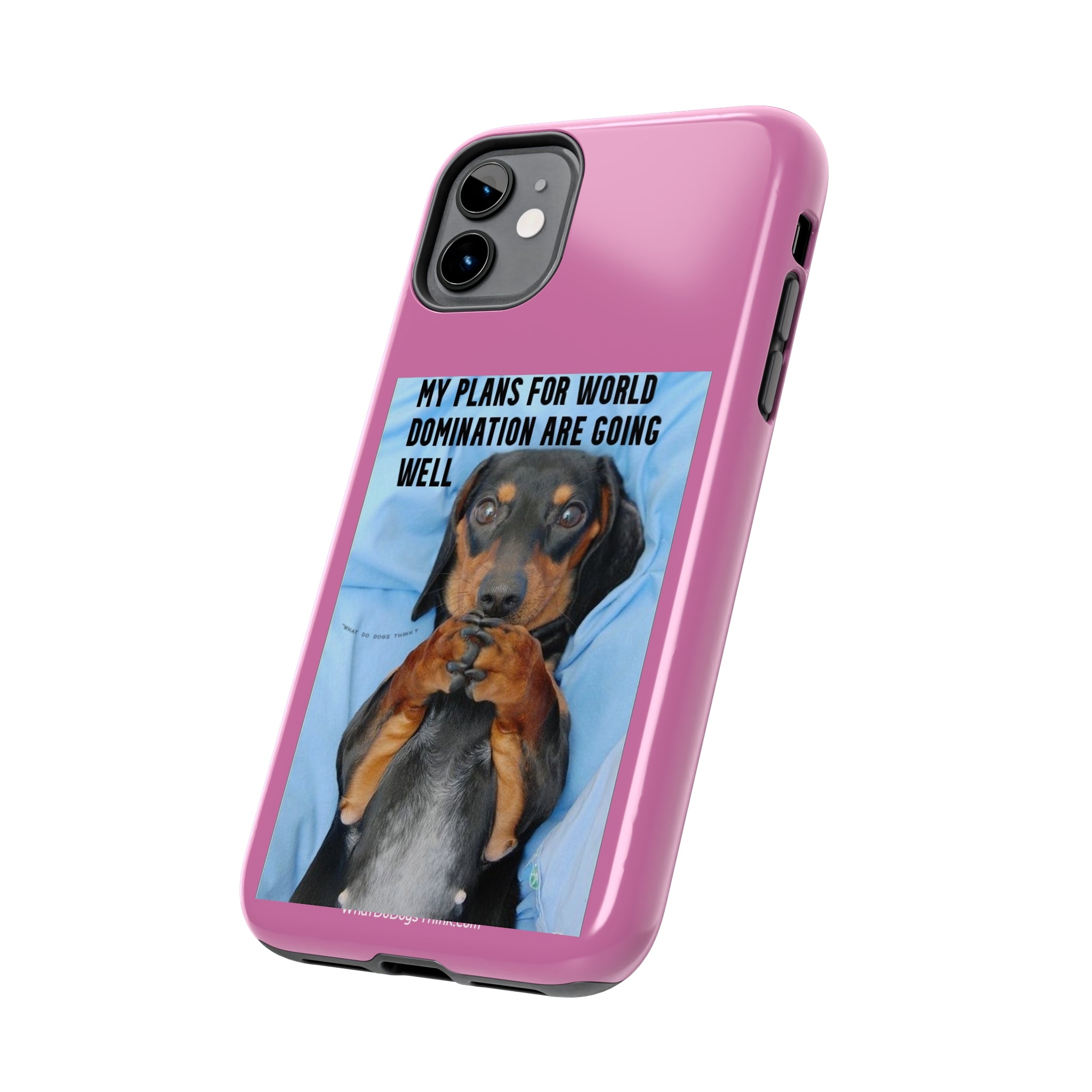 World Domination Pink Tough Phone Cases