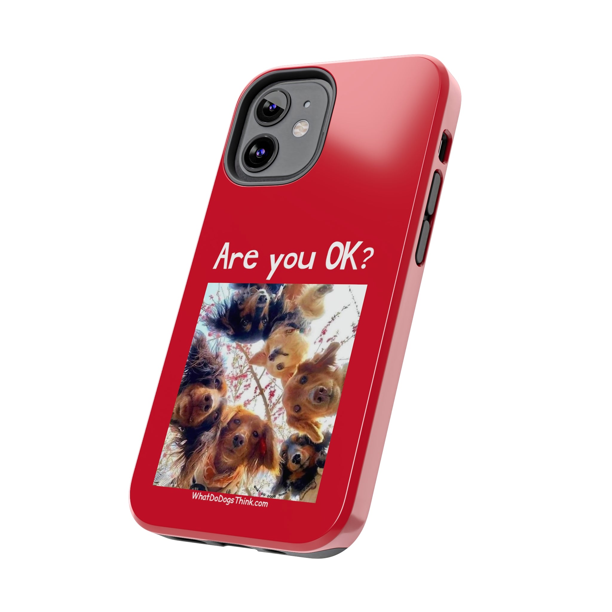 Are you OK? Red Tough Phone Cases