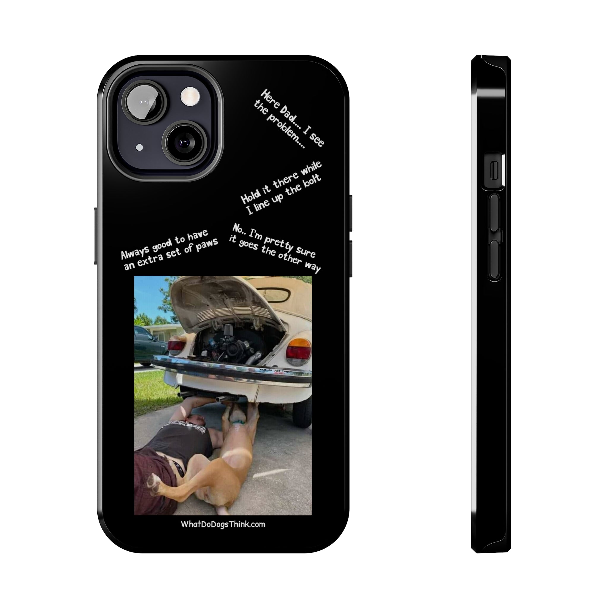 Bug Helper Compilation Black Tough Phone Cases