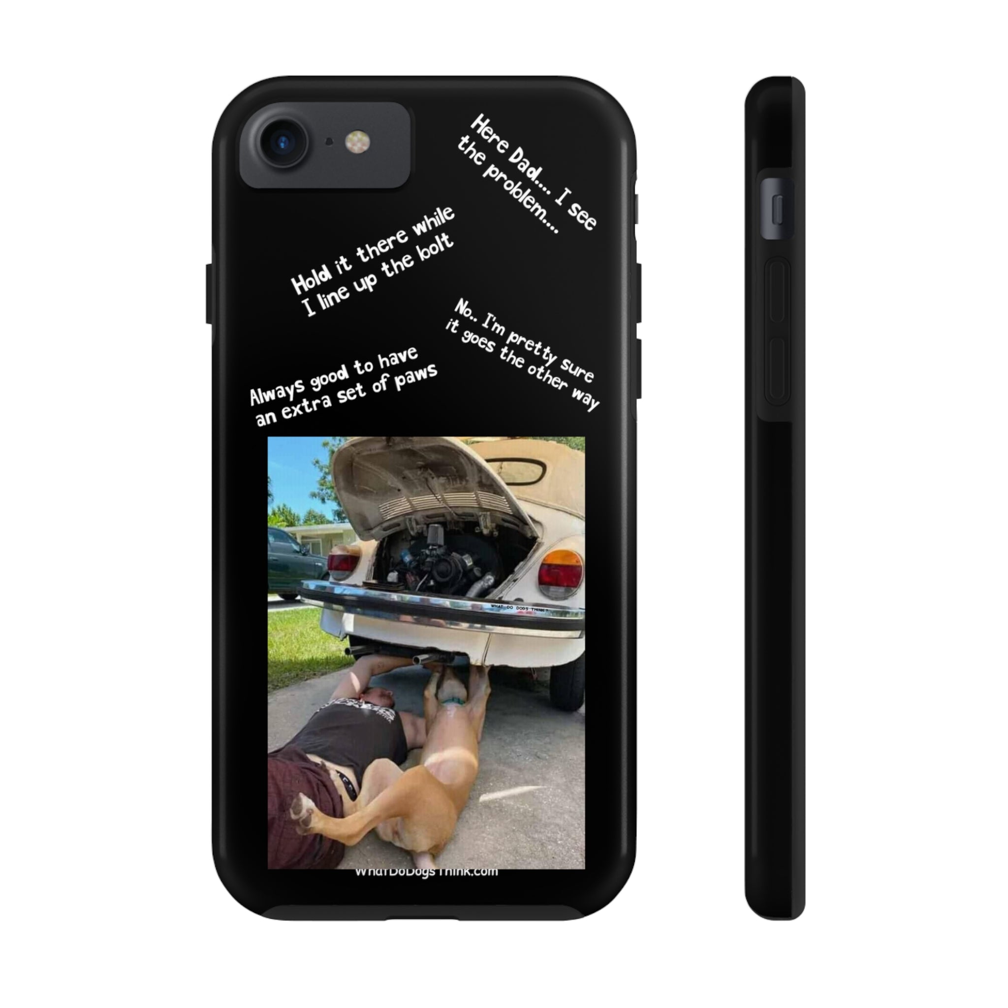 Bug Helper Compilation Black Tough Phone Cases