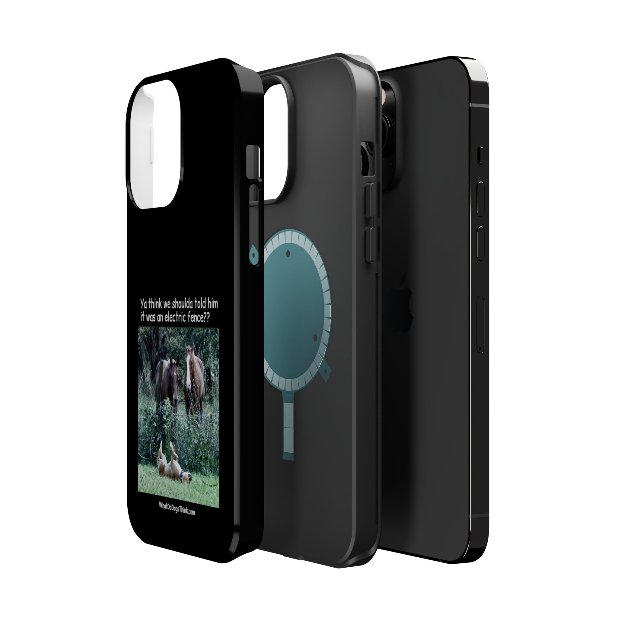 Electric Fence Black MagSafe Tough Cases