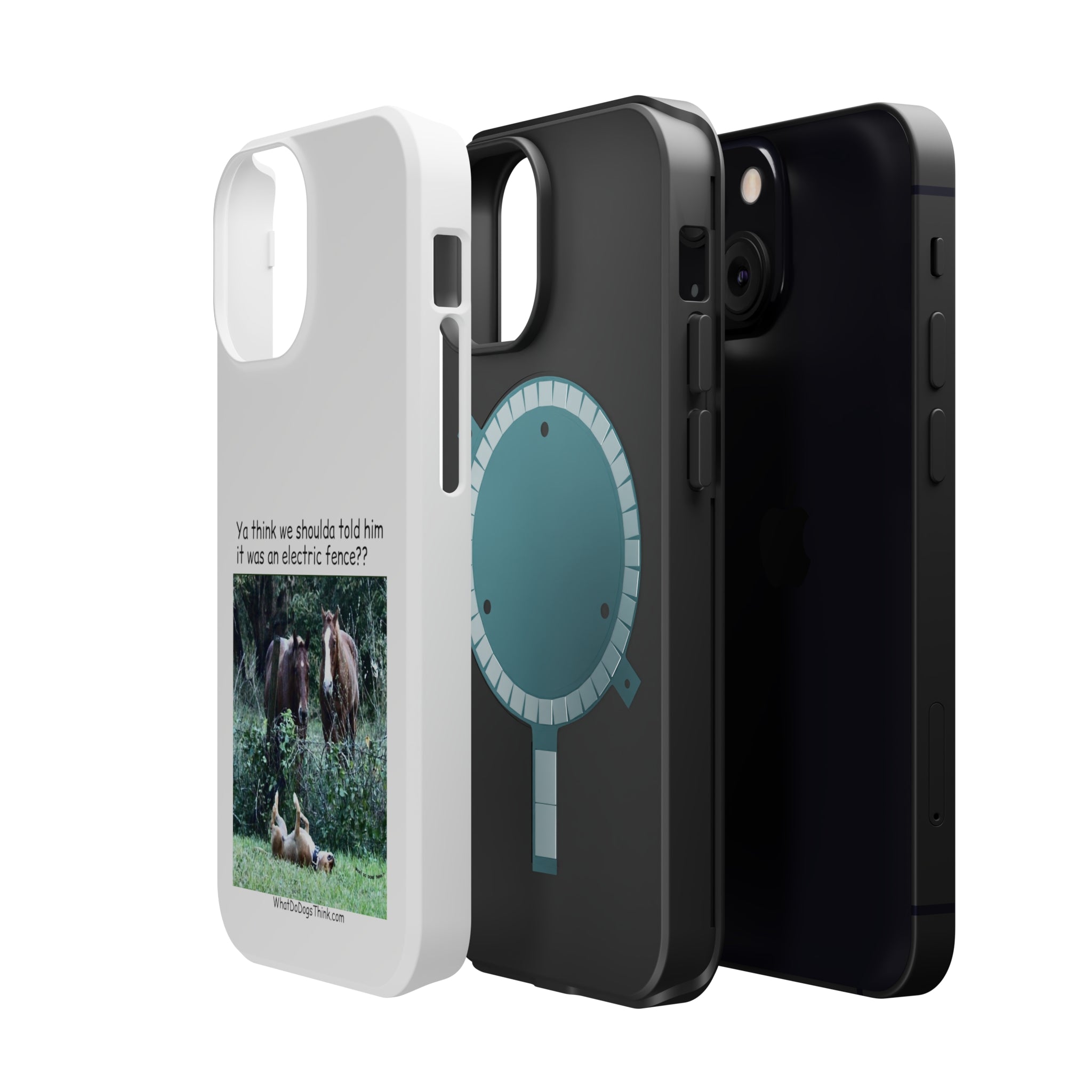 Electric Fence White MagSafe Tough Cases