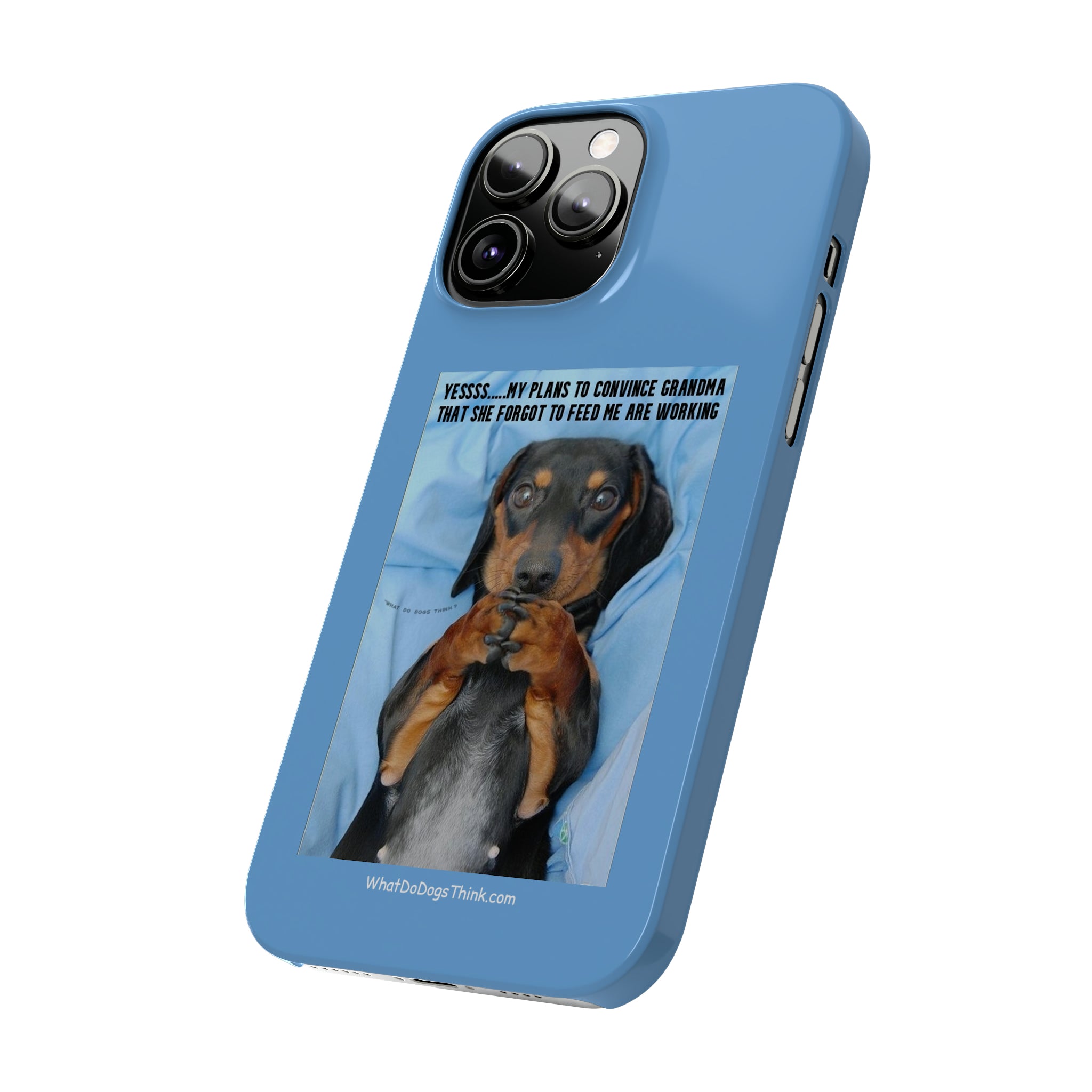 Grandma Blue Slim Phone Cases