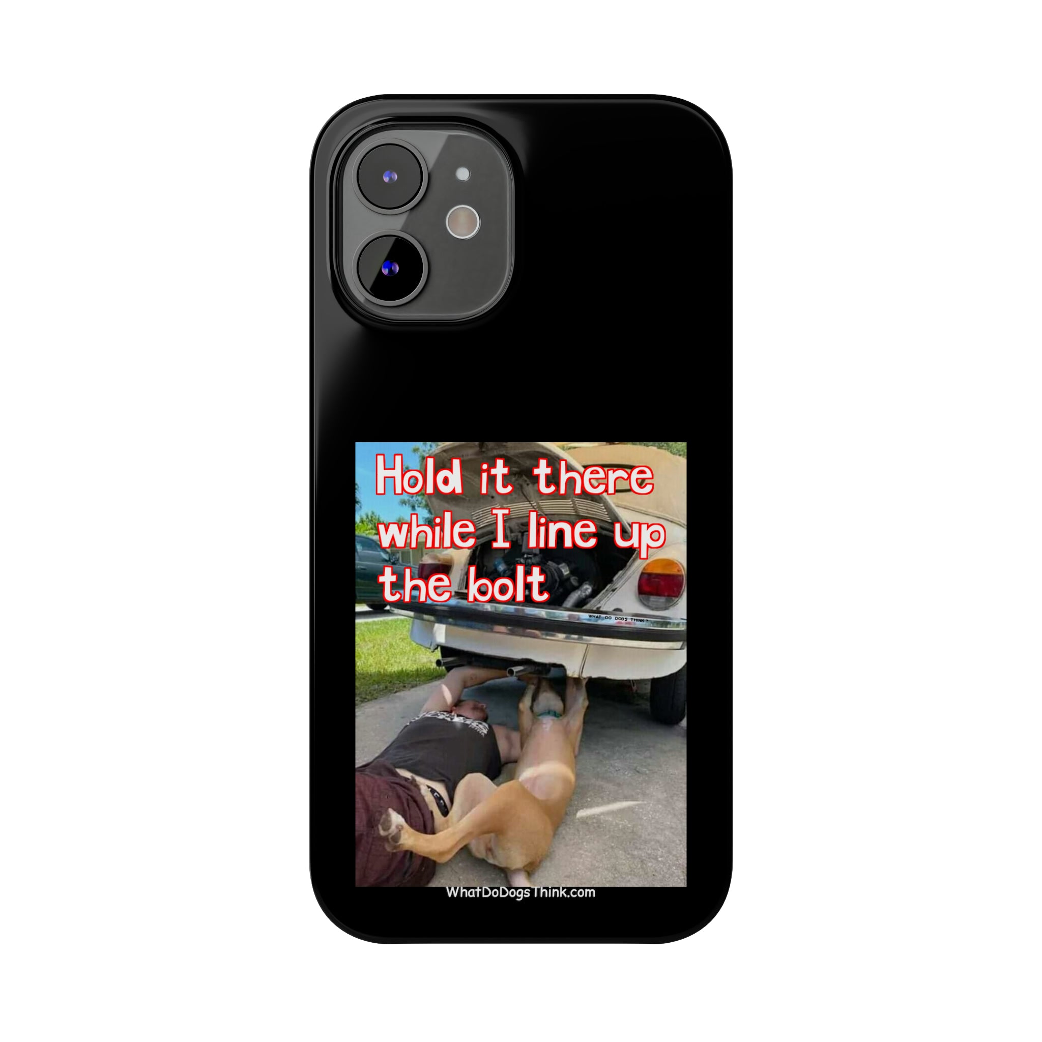 Hold It Black Slim Phone Cases