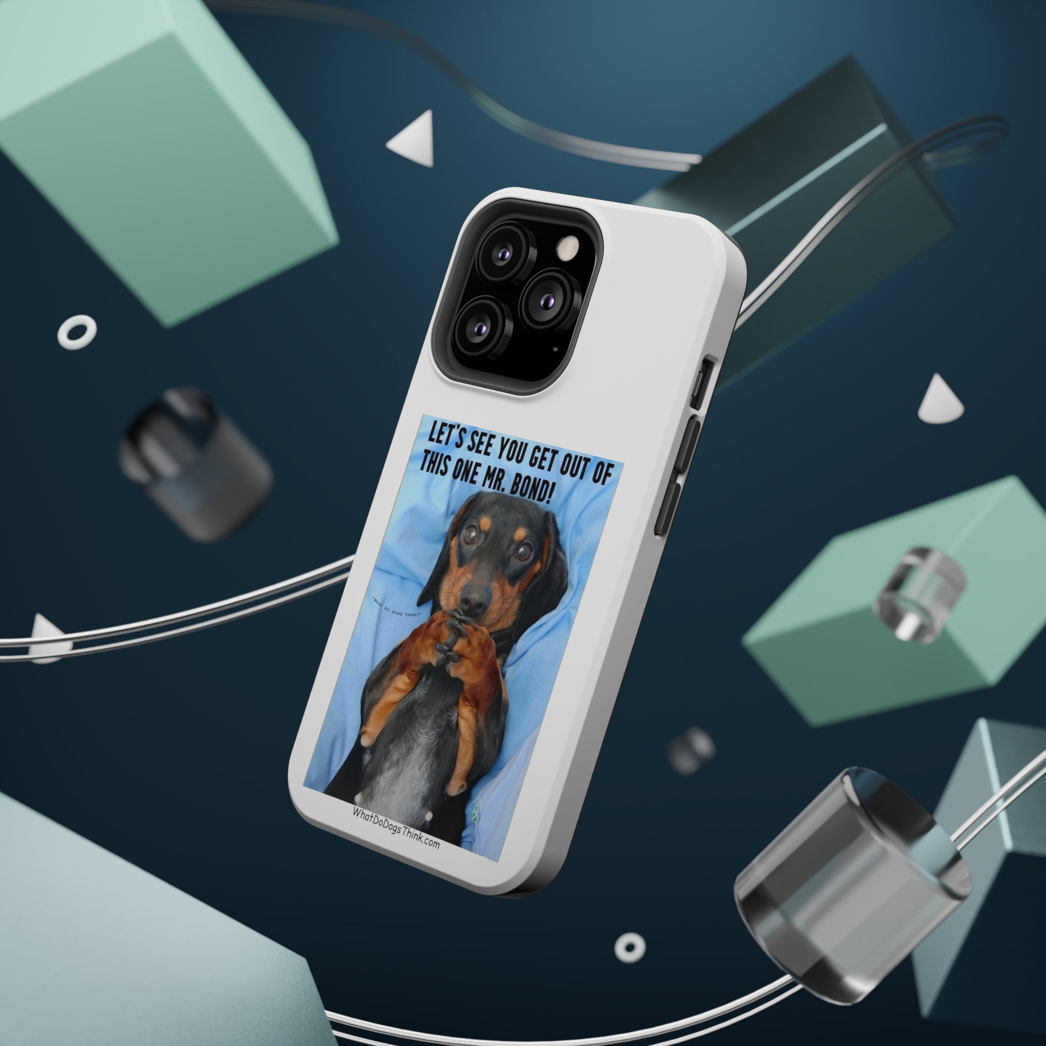 Mr. Bond White MagSafe Tough Cases