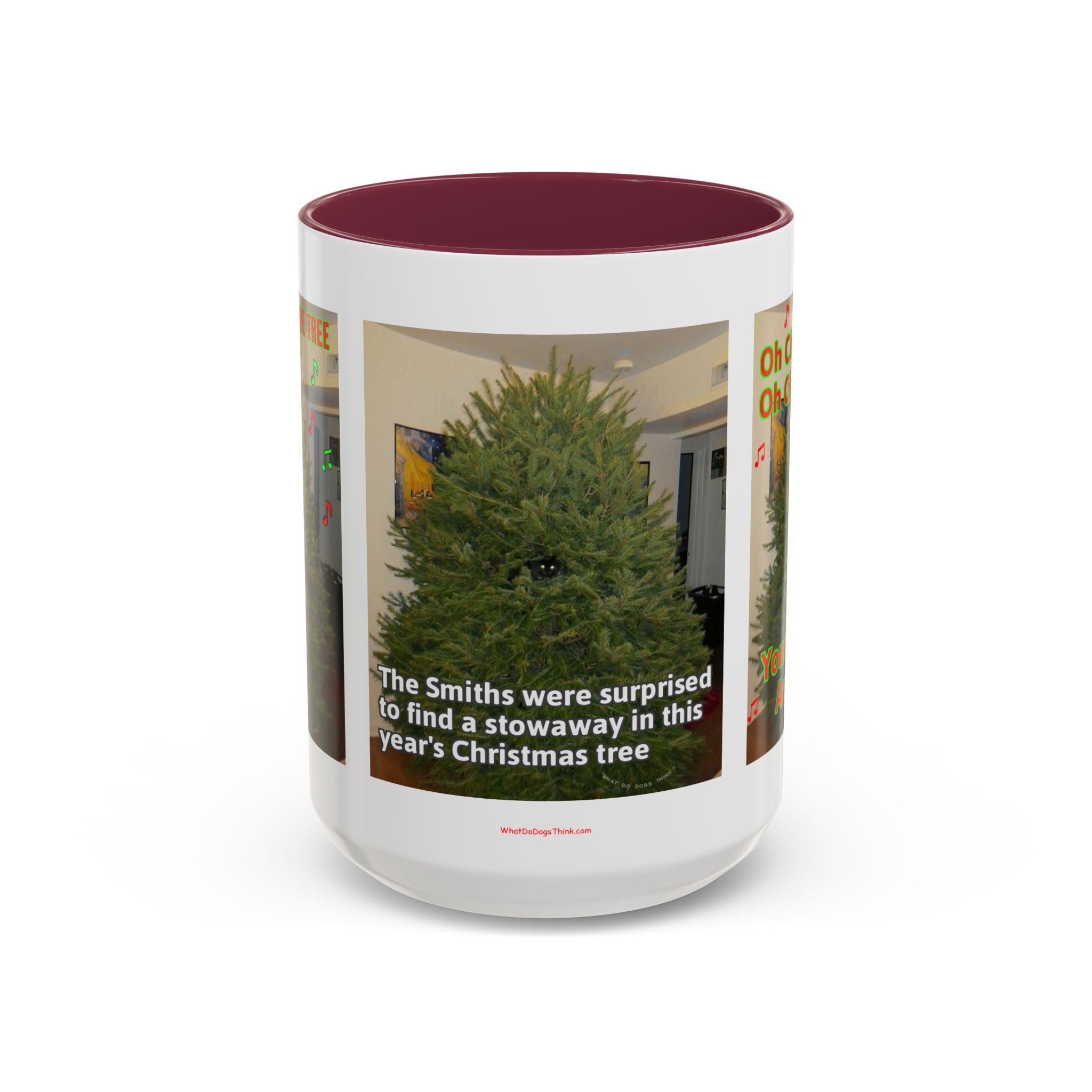 Christmas Tree Cat Mug