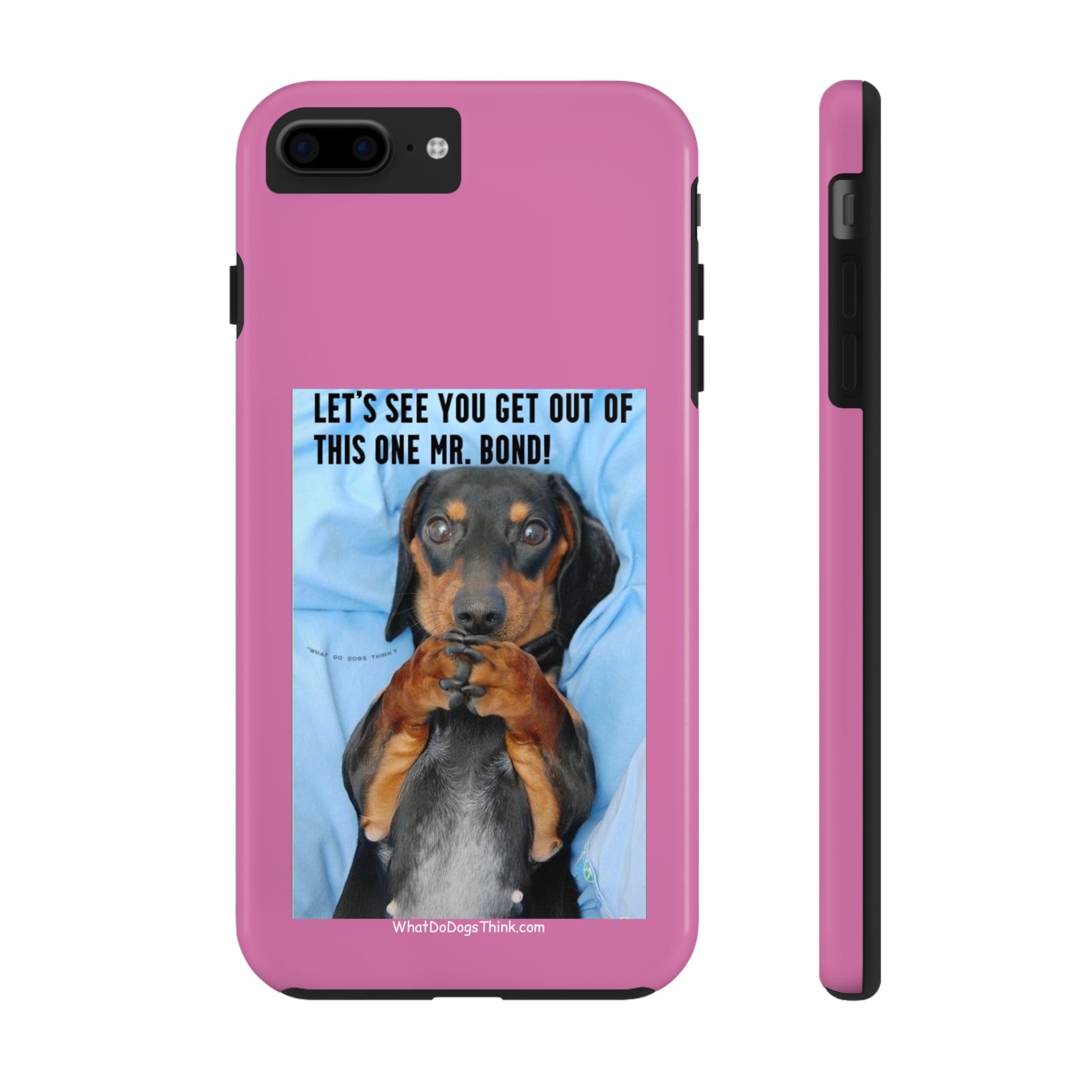 Mr Bond Pink Tough Phone Cases