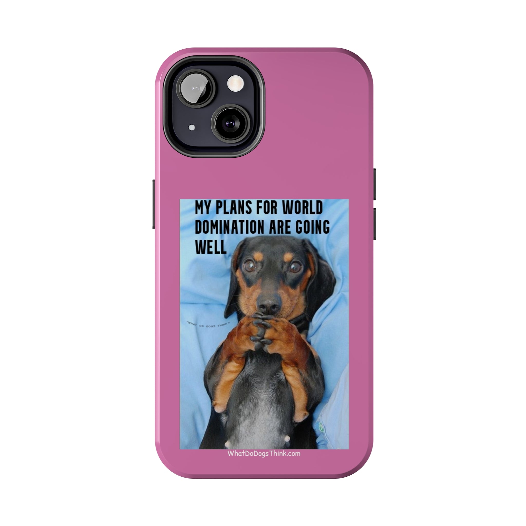 World Domination Pink Tough Phone Cases