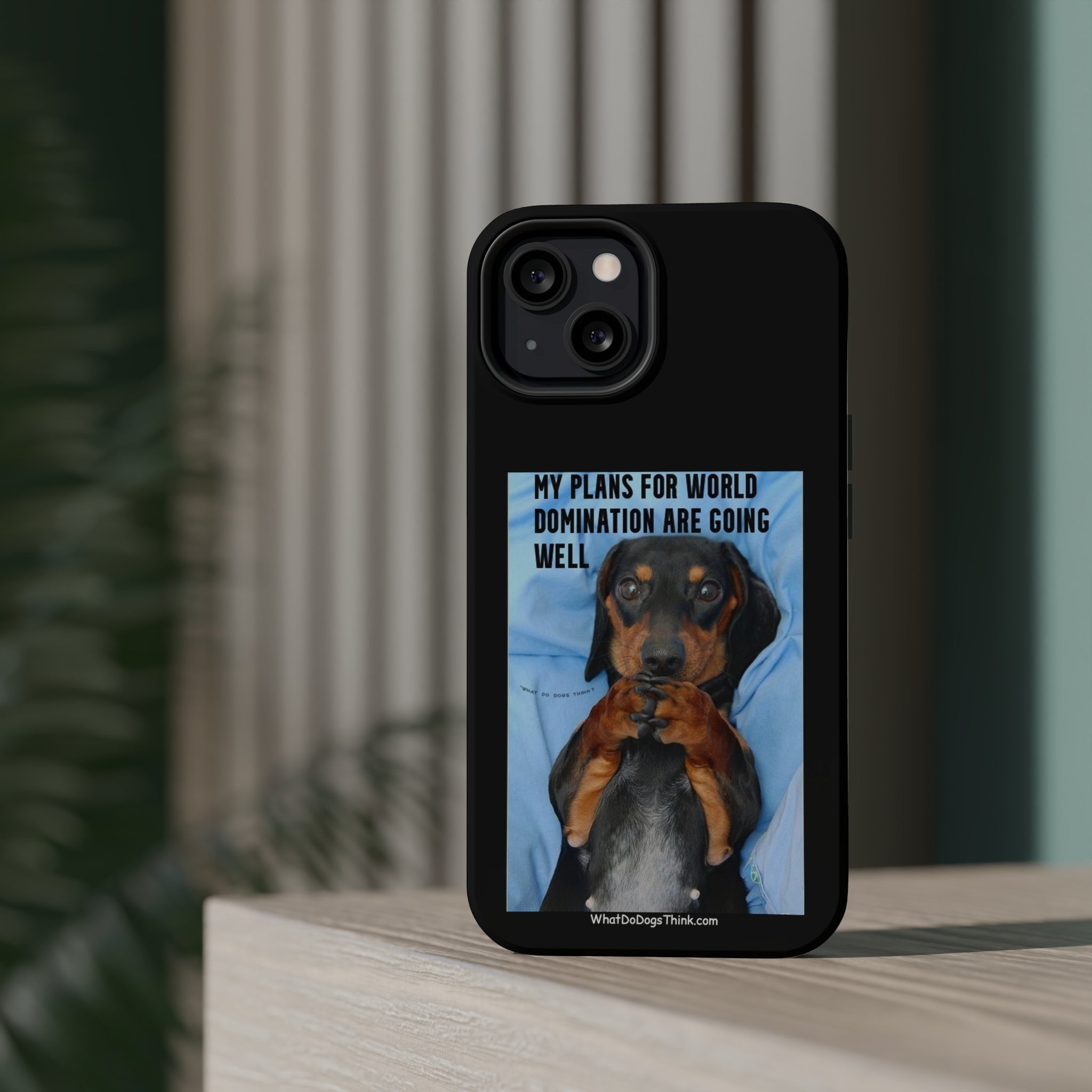 World Domination Black MagSafe Tough Cases