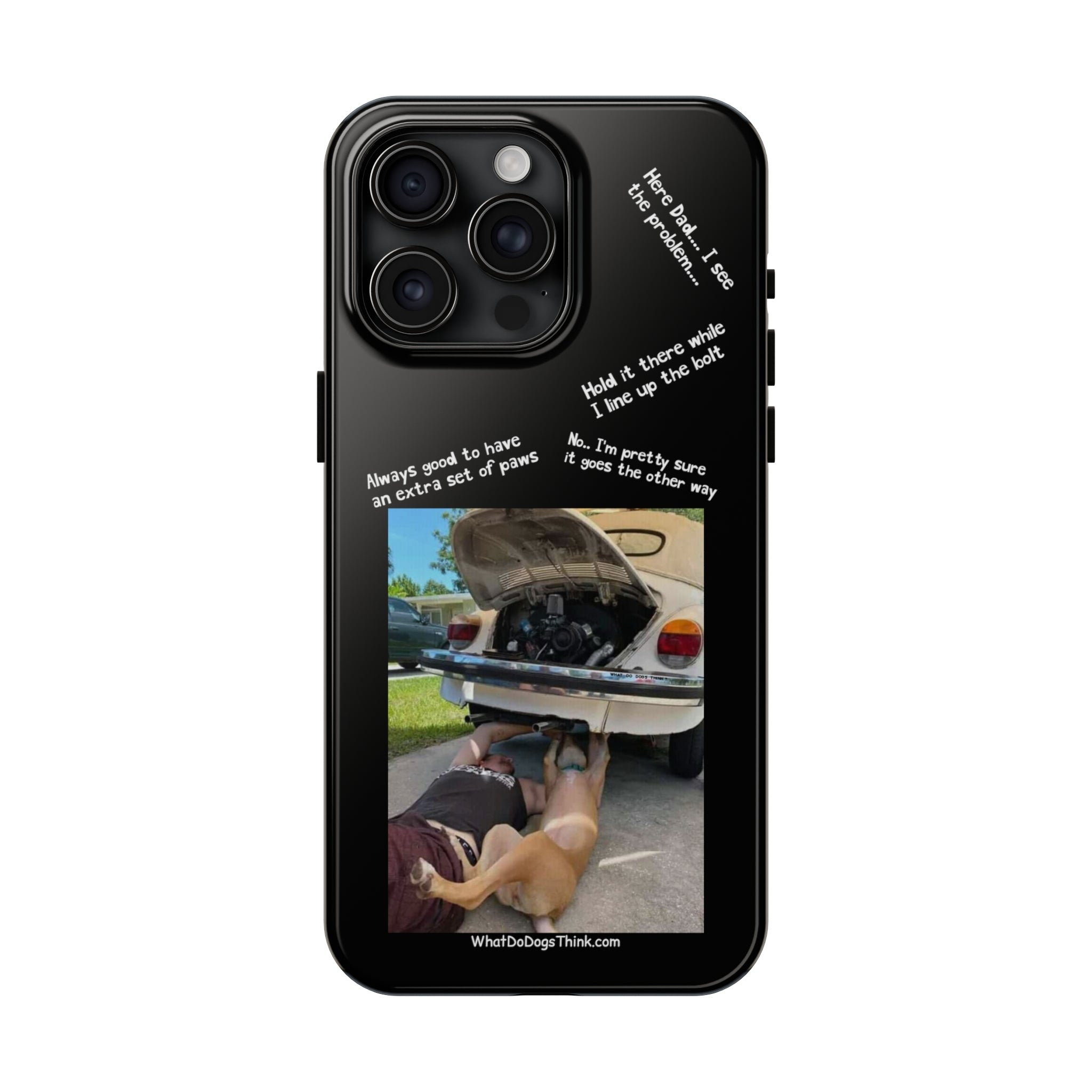 Bug Helper Compilation Black Tough Phone Cases