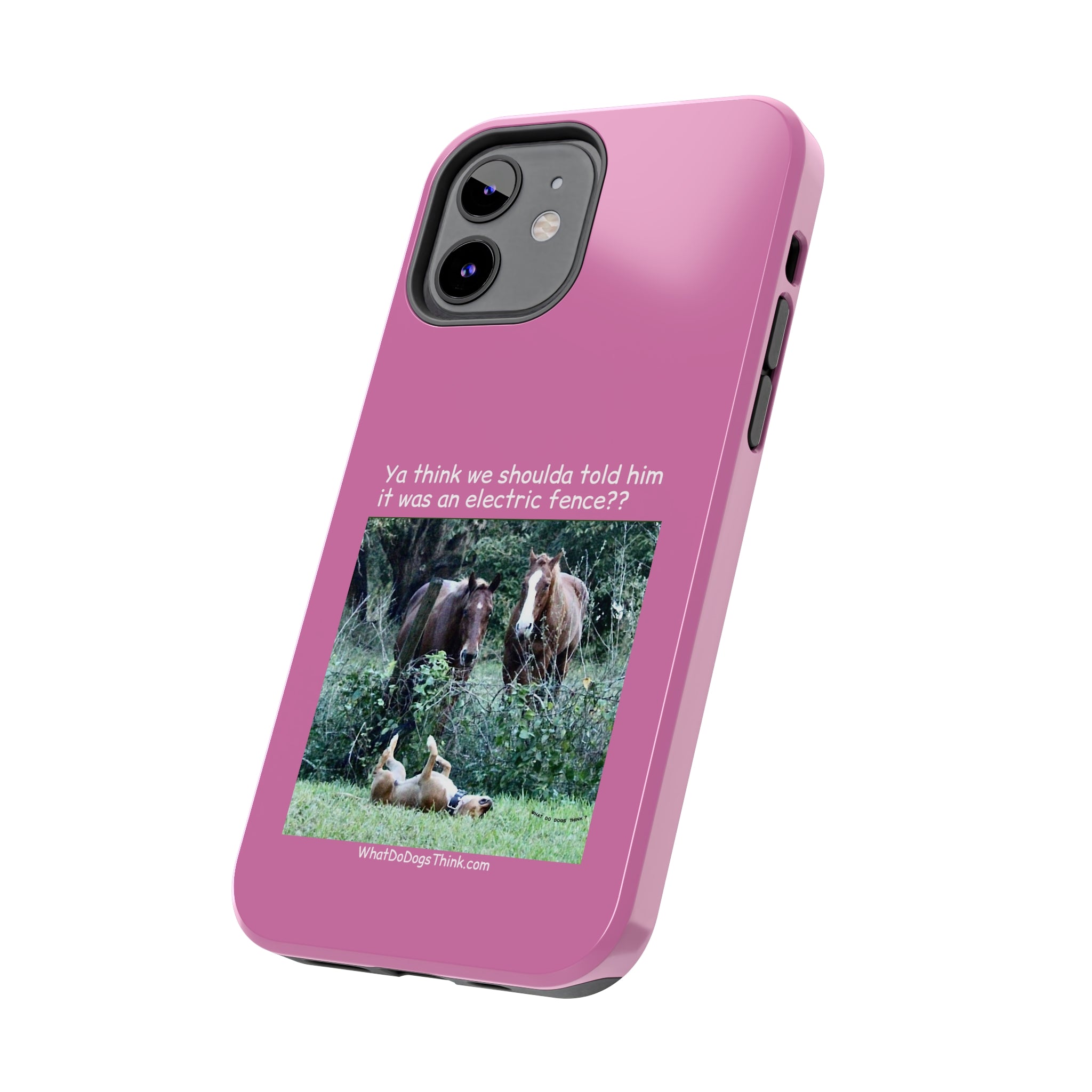 Electric Fence Pink Tough Phone Cases