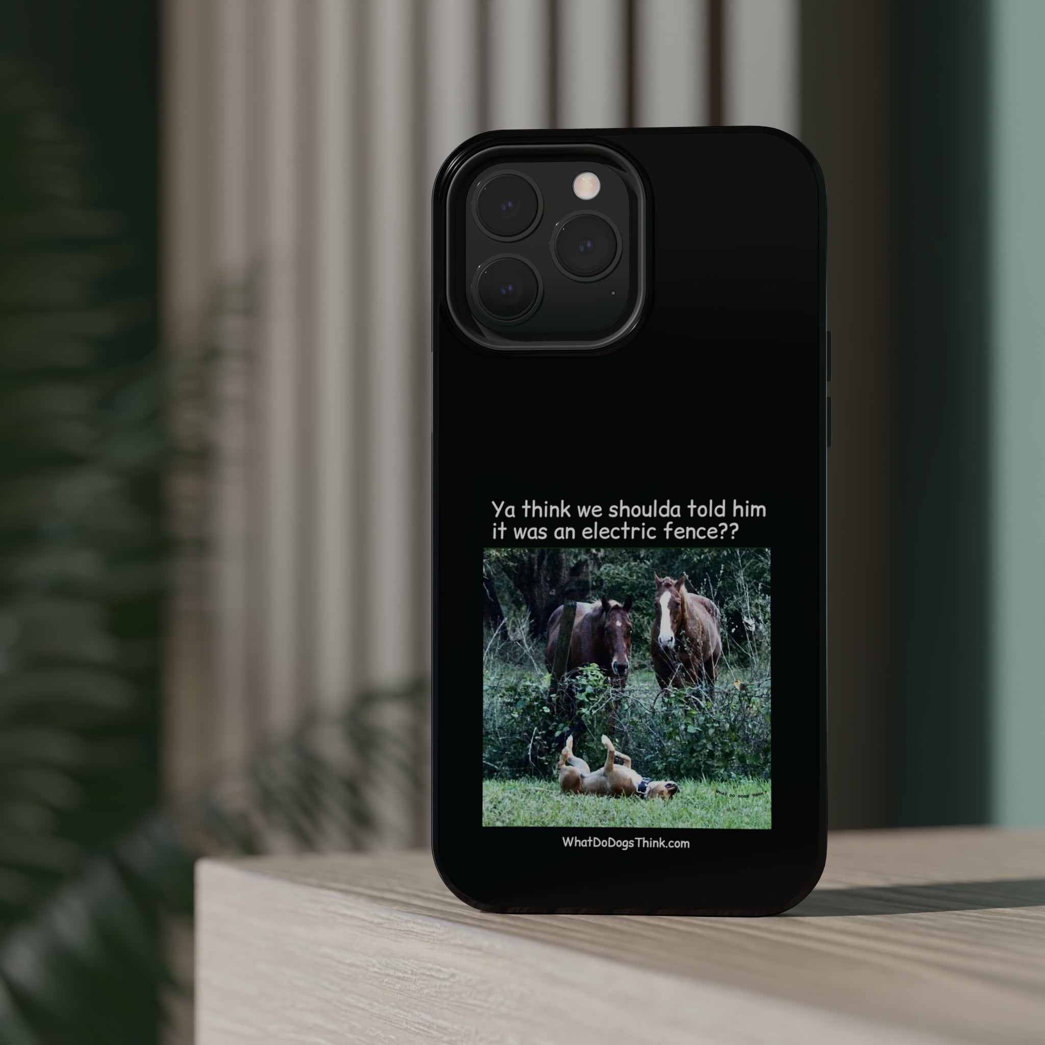 Electric Fence Black MagSafe Tough Cases