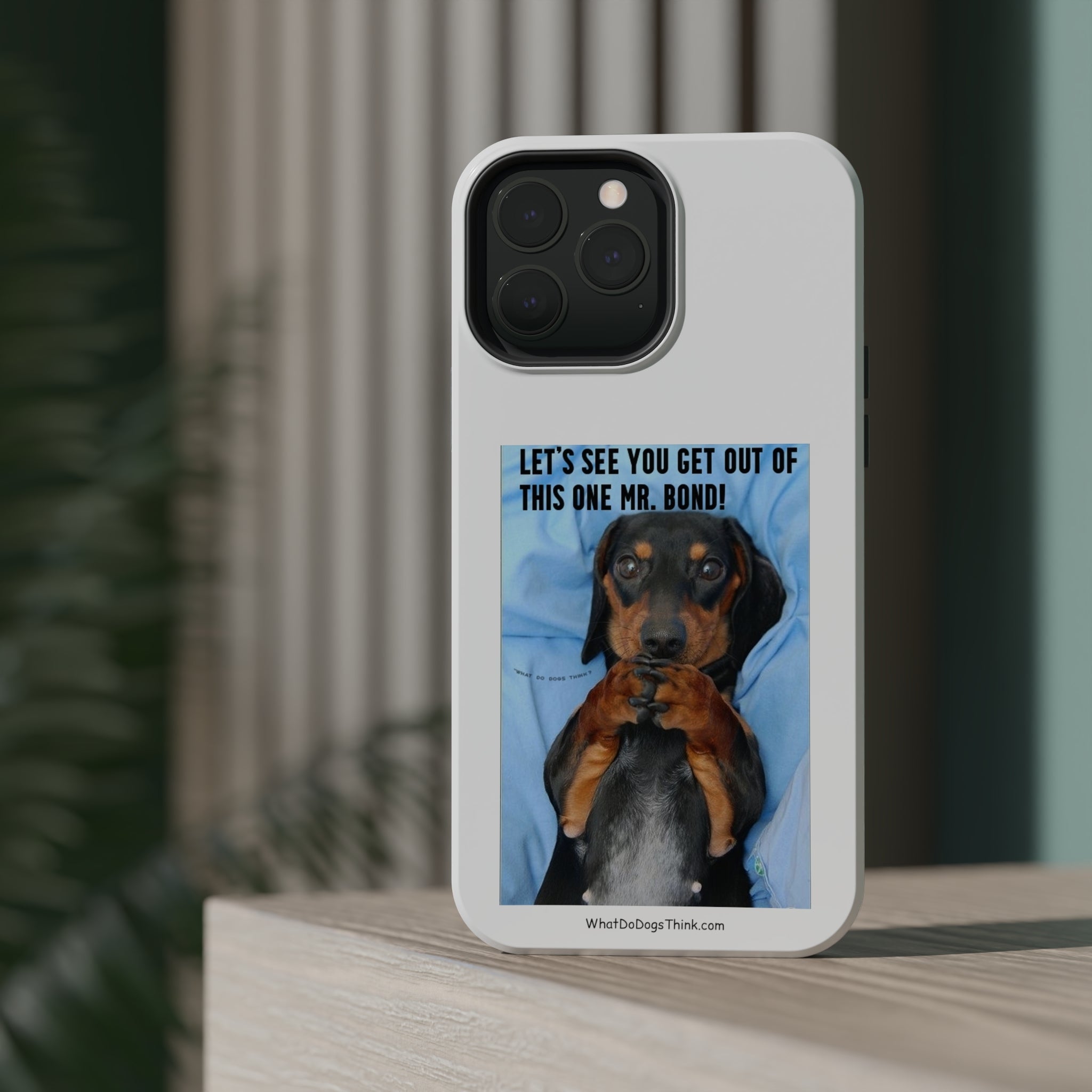 Mr. Bond White MagSafe Tough Cases