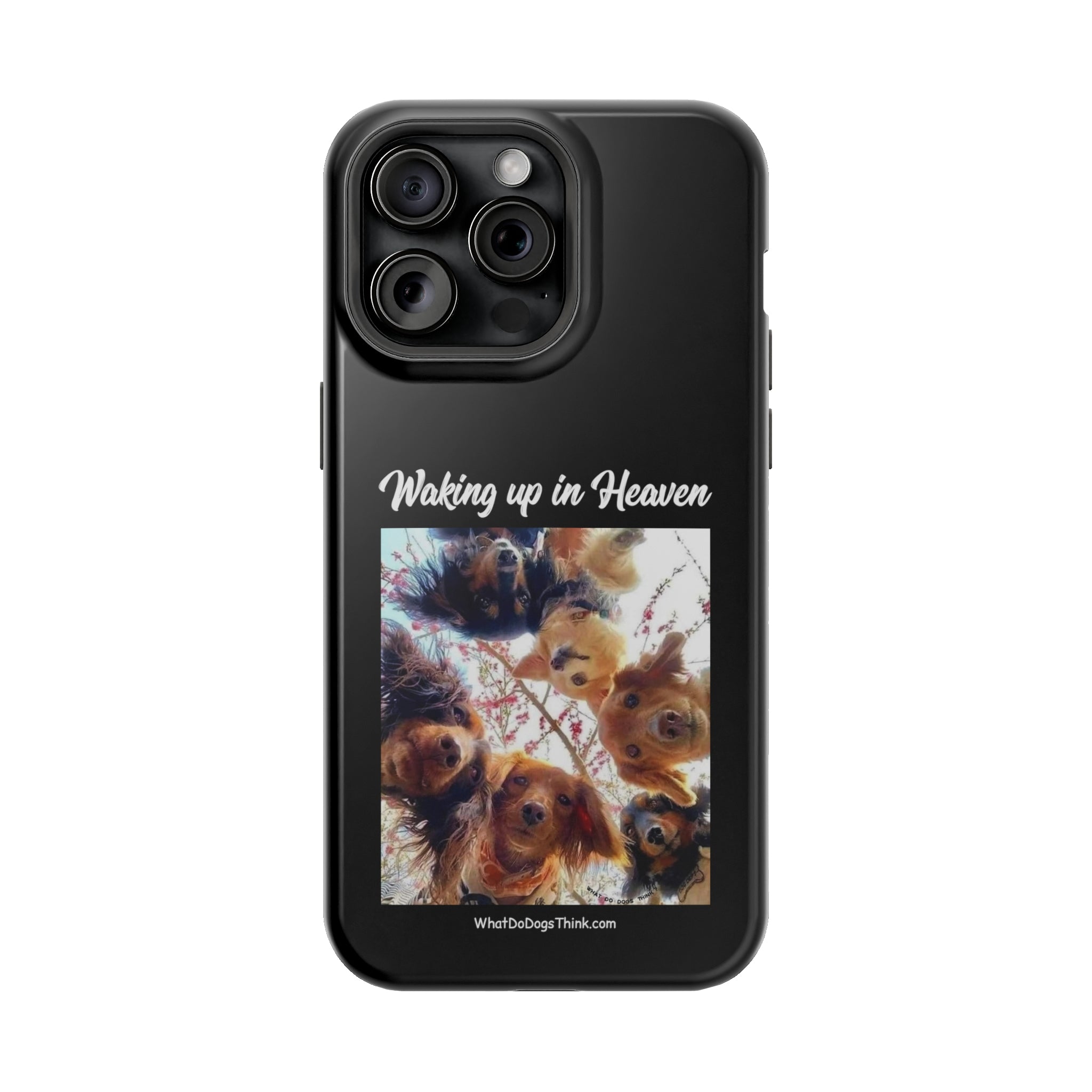 Waking Up In Heaven Black MagSafe Tough Cases