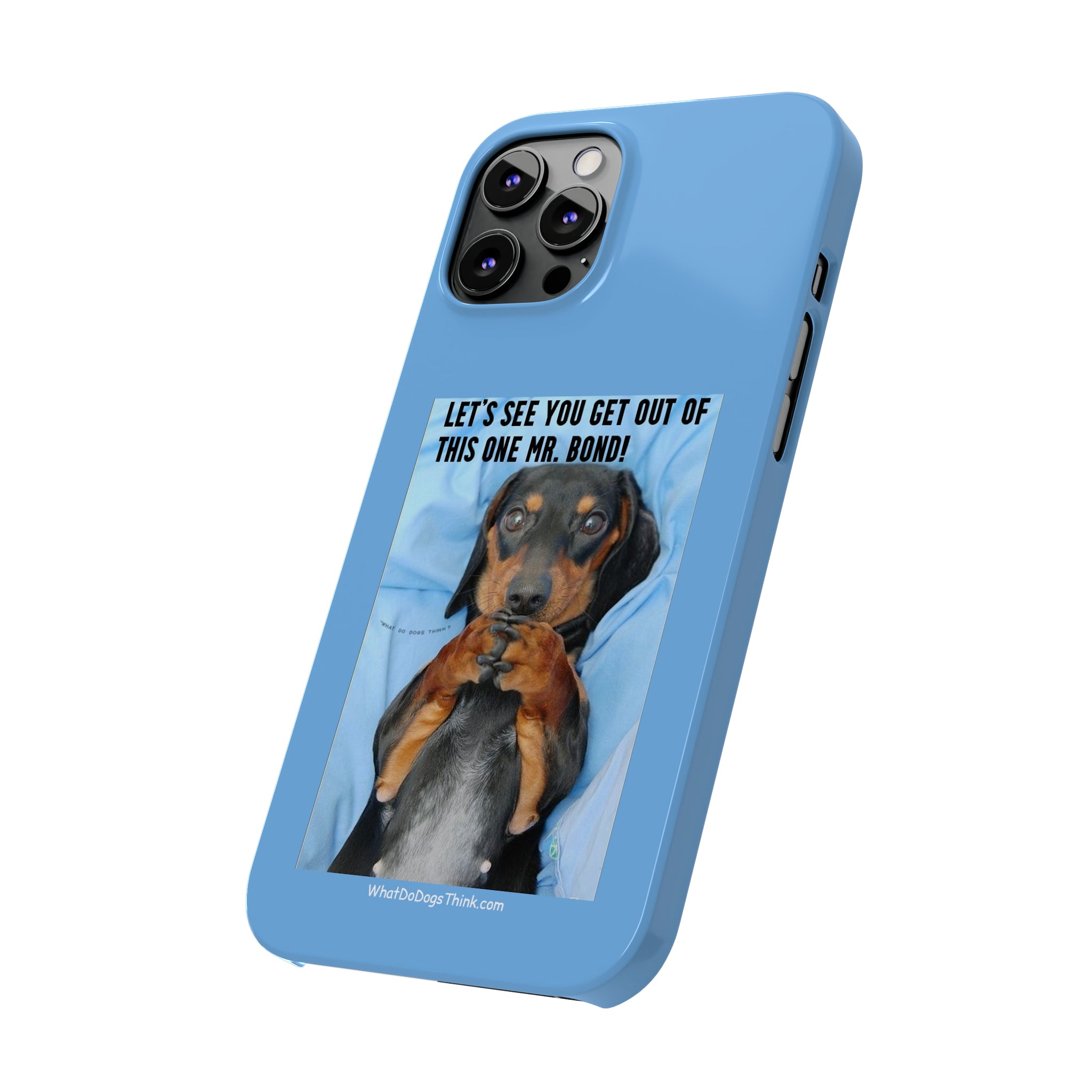 Mr. Bond Blue Slim Phone Cases