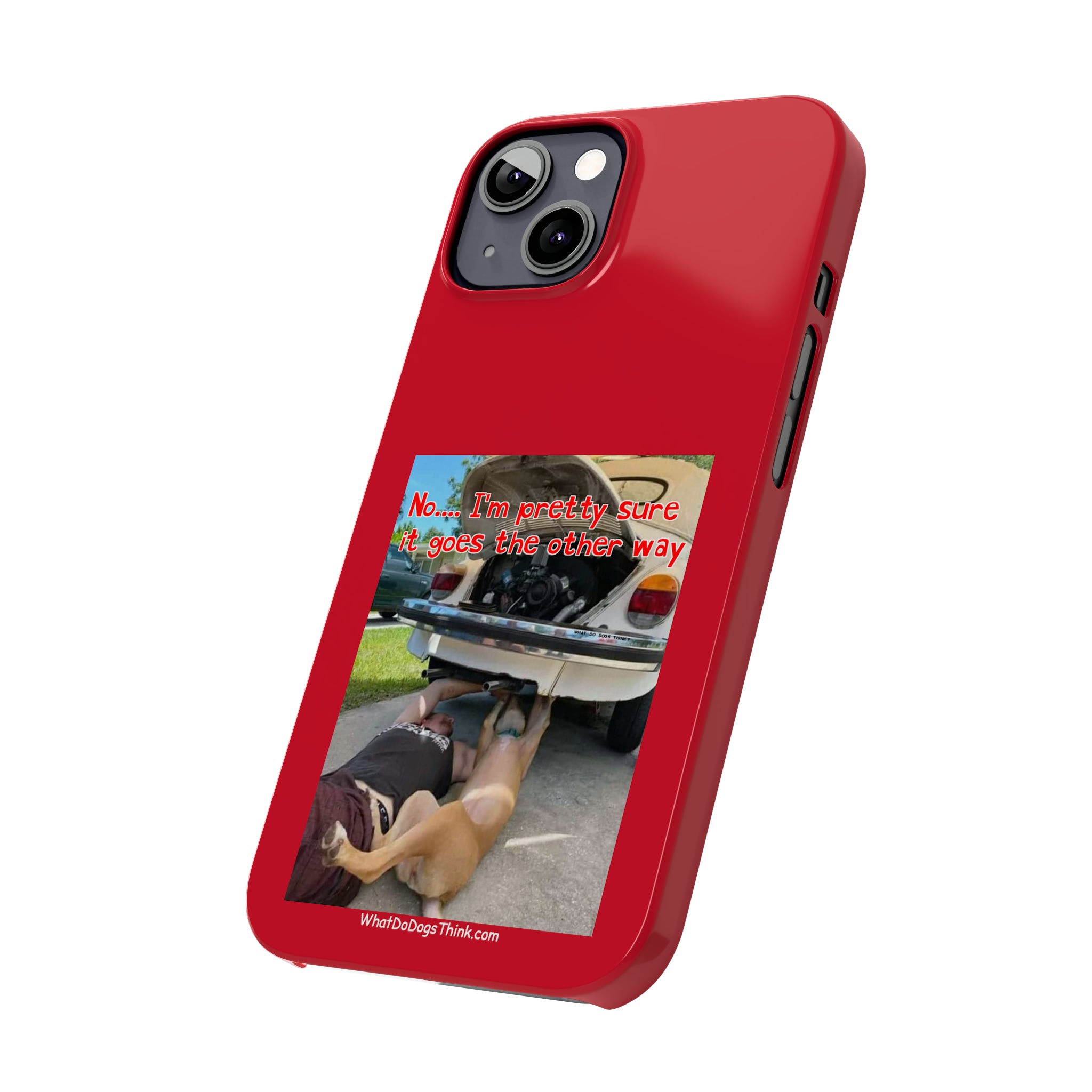 Other Way Red Slim Phone Cases