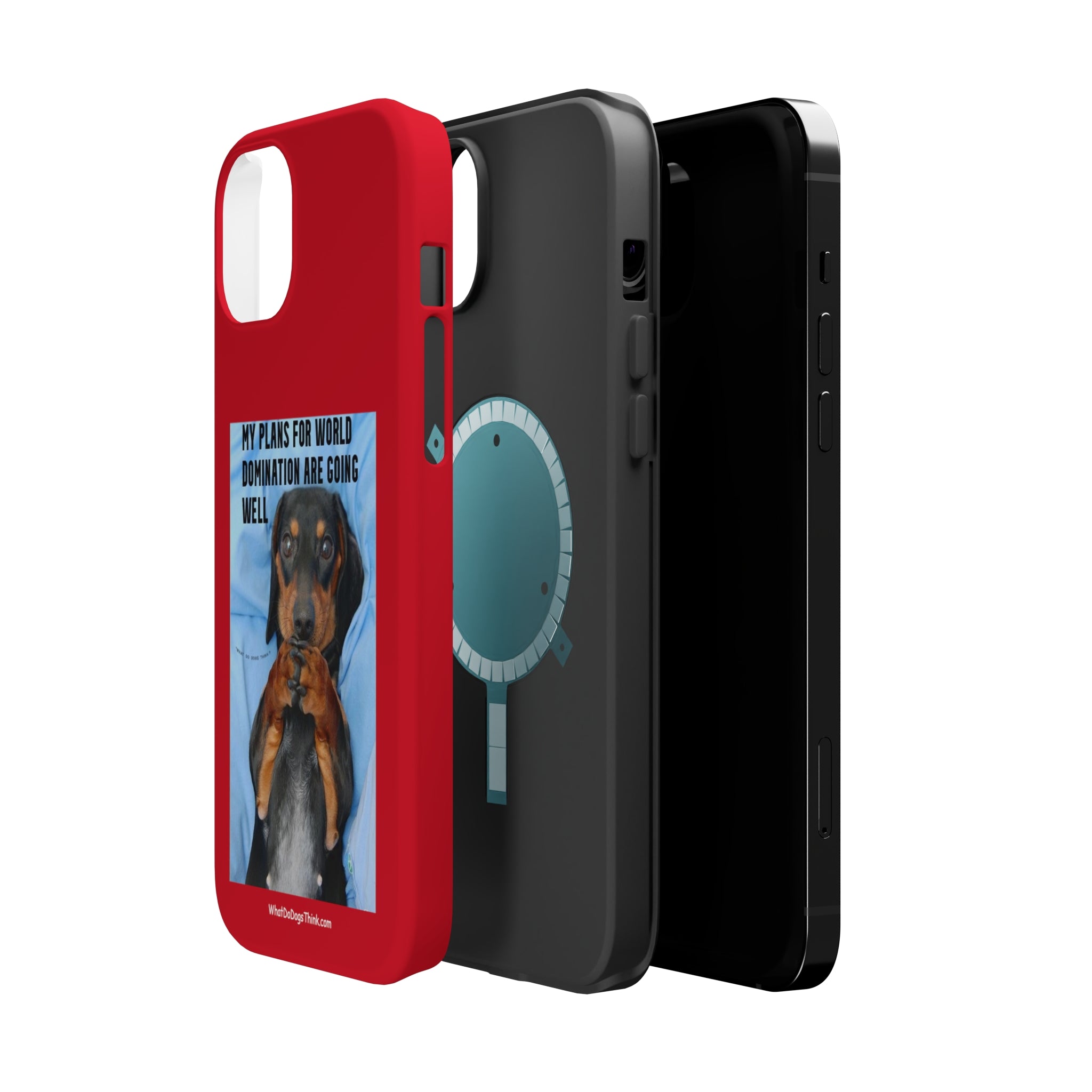 World Domination Red MagSafe Tough Cases