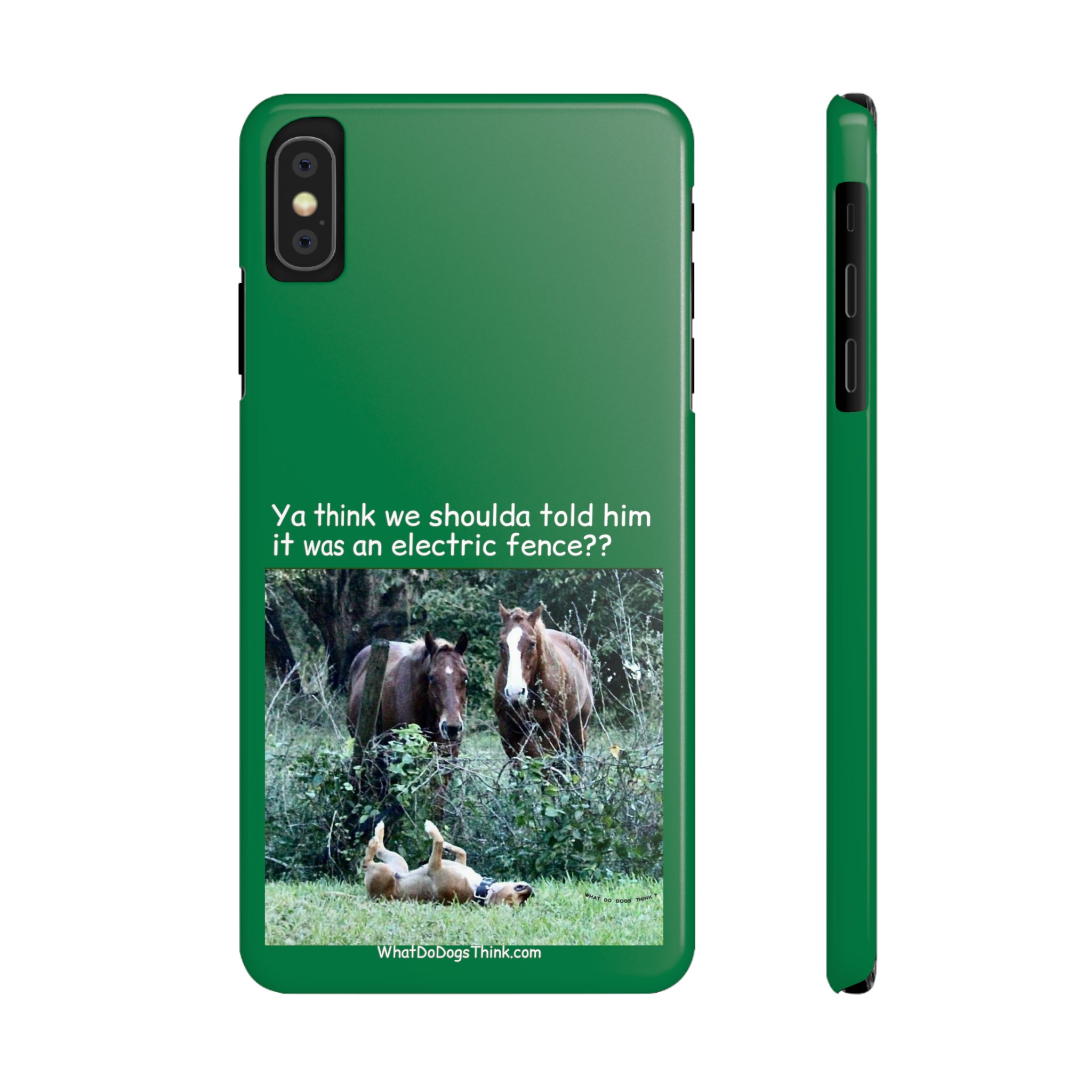 Electric Fence Green Slim Phone Case