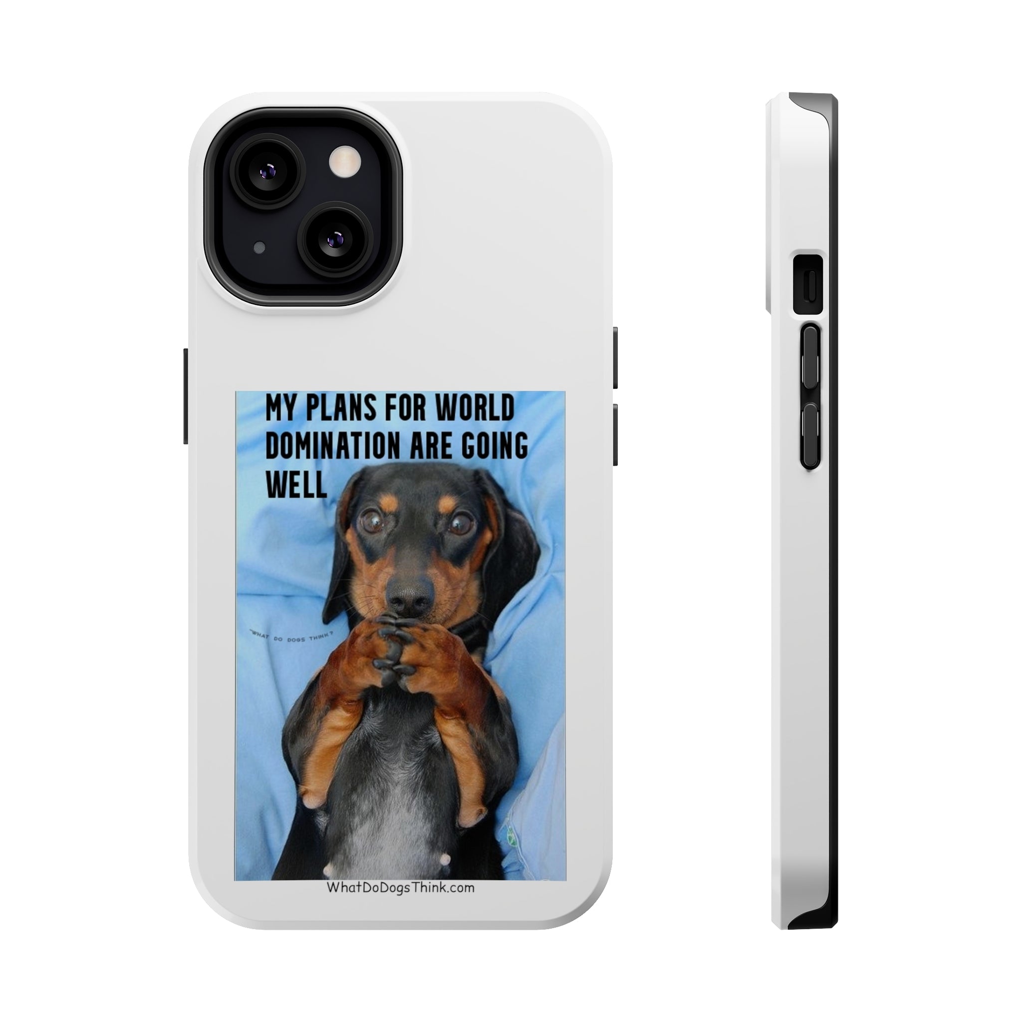 World Domination White MagSafe Tough Cases