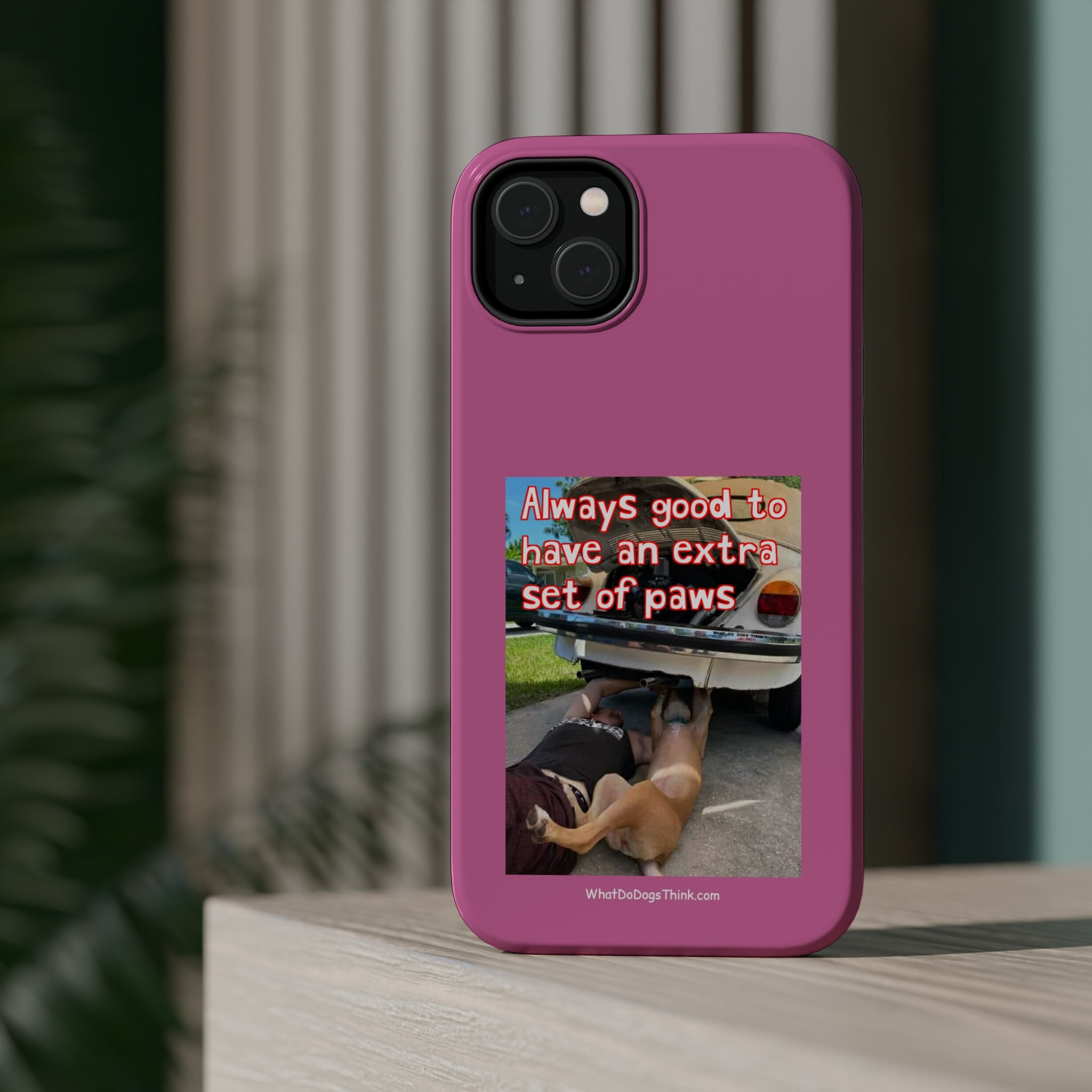 Extra Paw Pink MagSafe Tough Cases