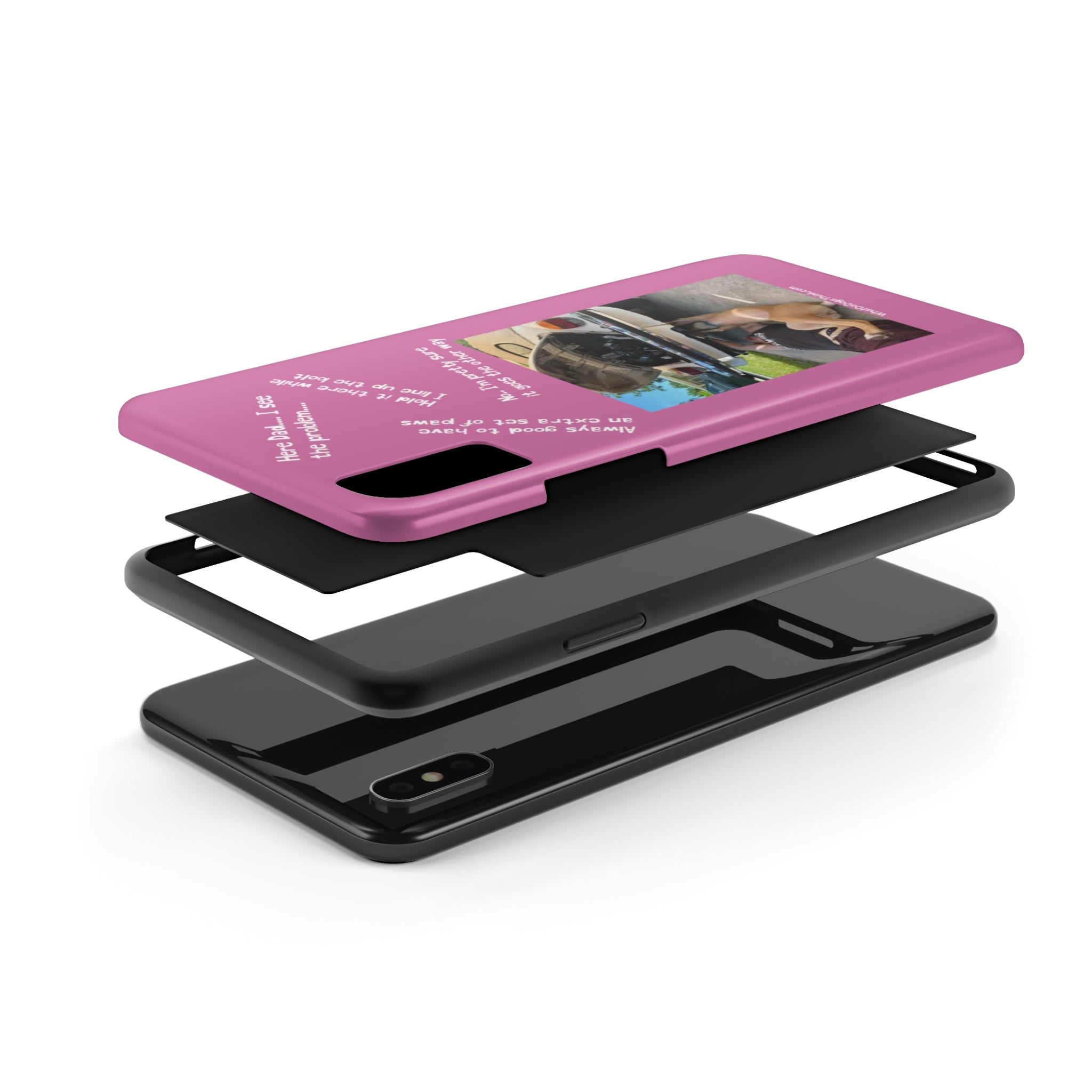 Bug Helper Compilation Pink Tough Phone Cases